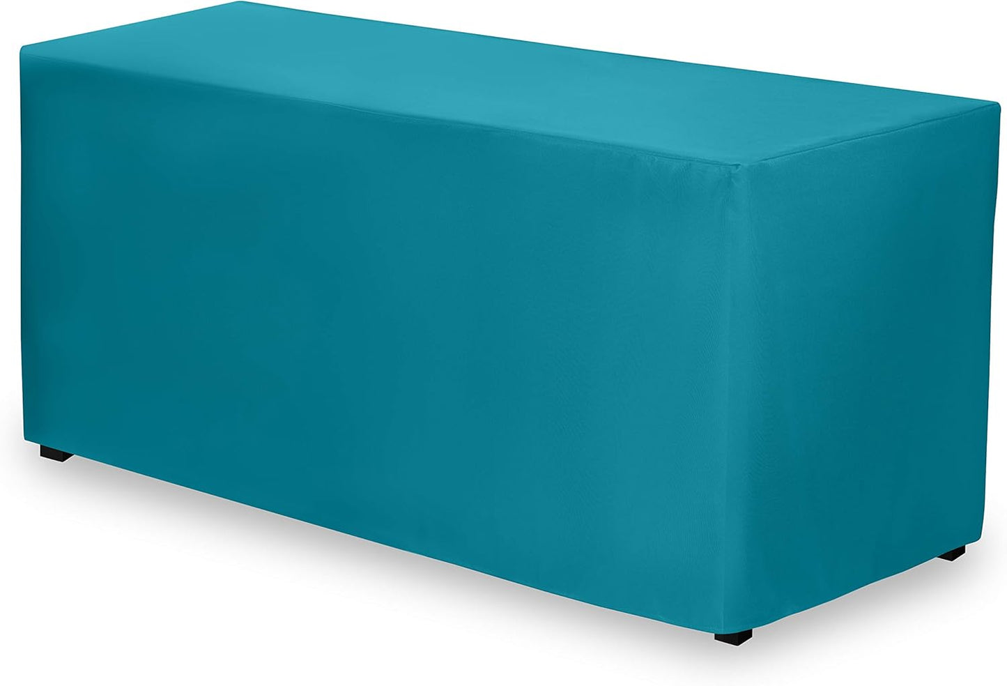 Gee Di Moda Fitted Tablecloth - 72 x 30 Inch Caribbean Fitted Table Cloth for 6 Foot Rectangle Table - Heavy Duty Washable Fabric - for 6 Ft Buffet Table Holiday Party Dinner Wedding & Trade Show