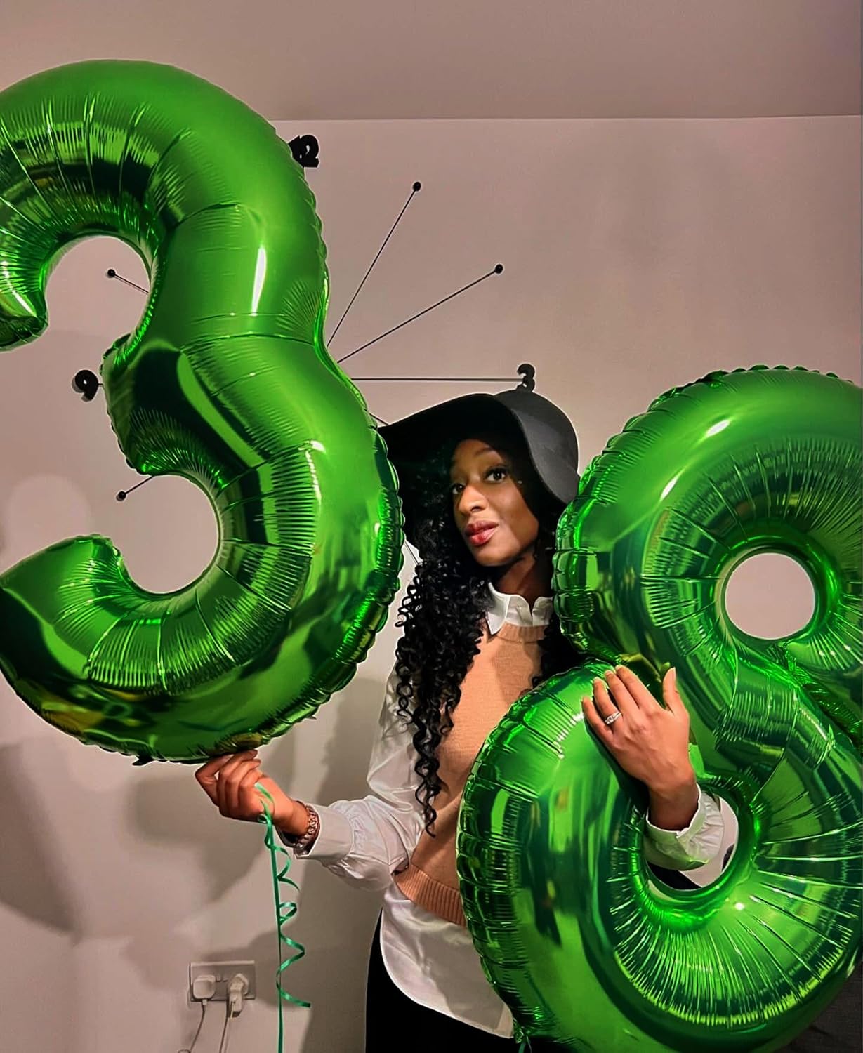 Green 8 Balloon, Number Balloons 40 Inch, 8th Birthday Decorations for Boys Girls, Green Birthday Balloons, Party Supplies, Number 8 Balloon, Games Theme Decorations