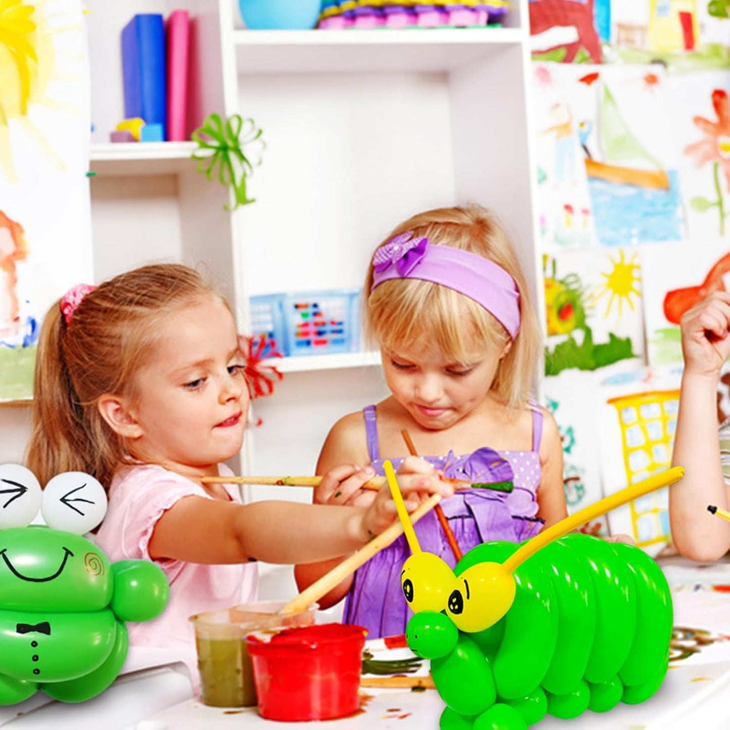 100Pcs Green 260 Balloons, Long Balloon for Tying Balloon Arch, Long Skinny Balloons for Twisting Ballons Animal balloons Birthday Party Wedding Festival Decorations