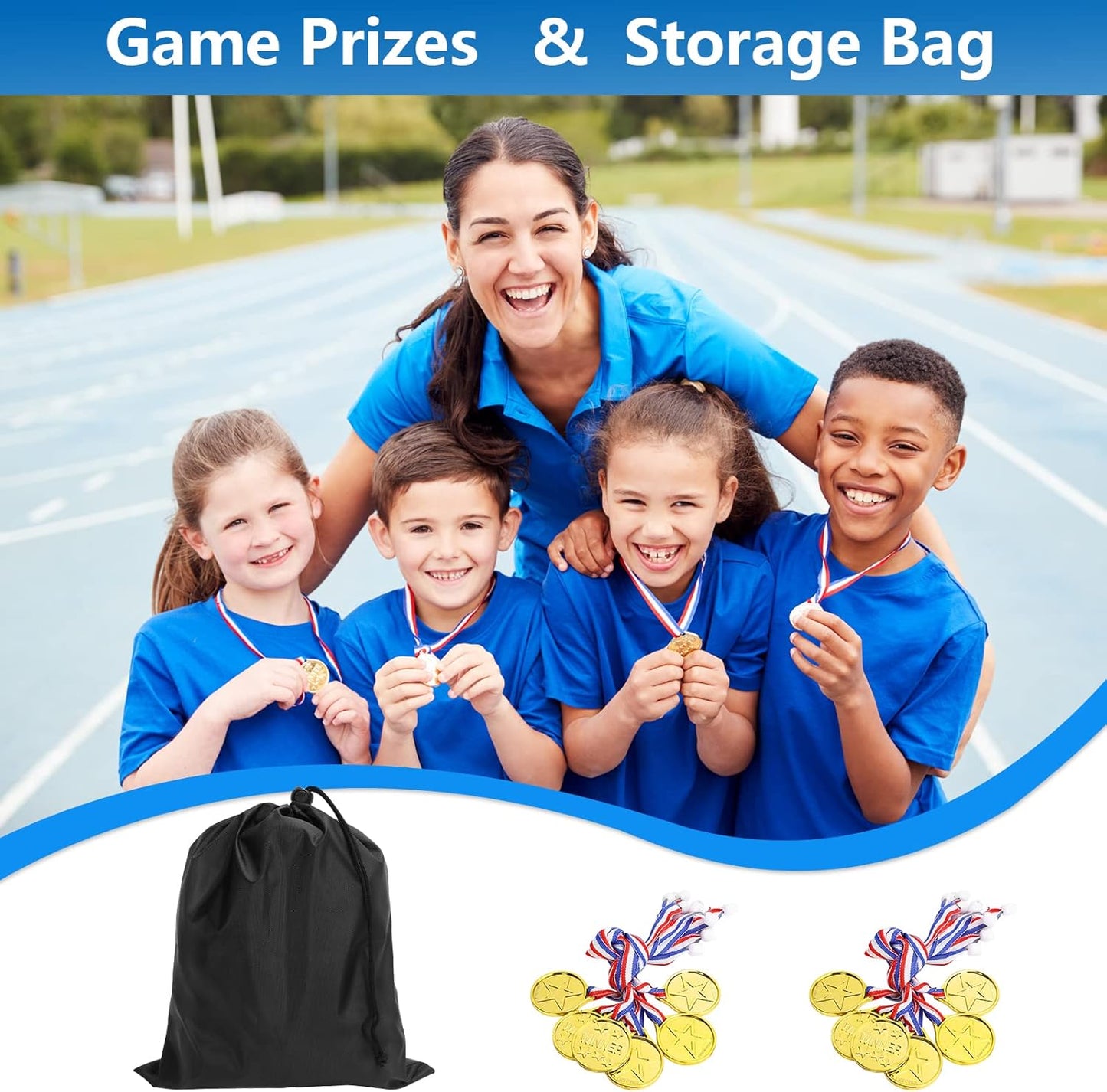 Outdoor Games Tug of War Rope for Kids and Adults, Field Day Family Reunion Birthday Party Games, Outside Lawn Games, Camping Picnic Carnival Games, Team Building Activities