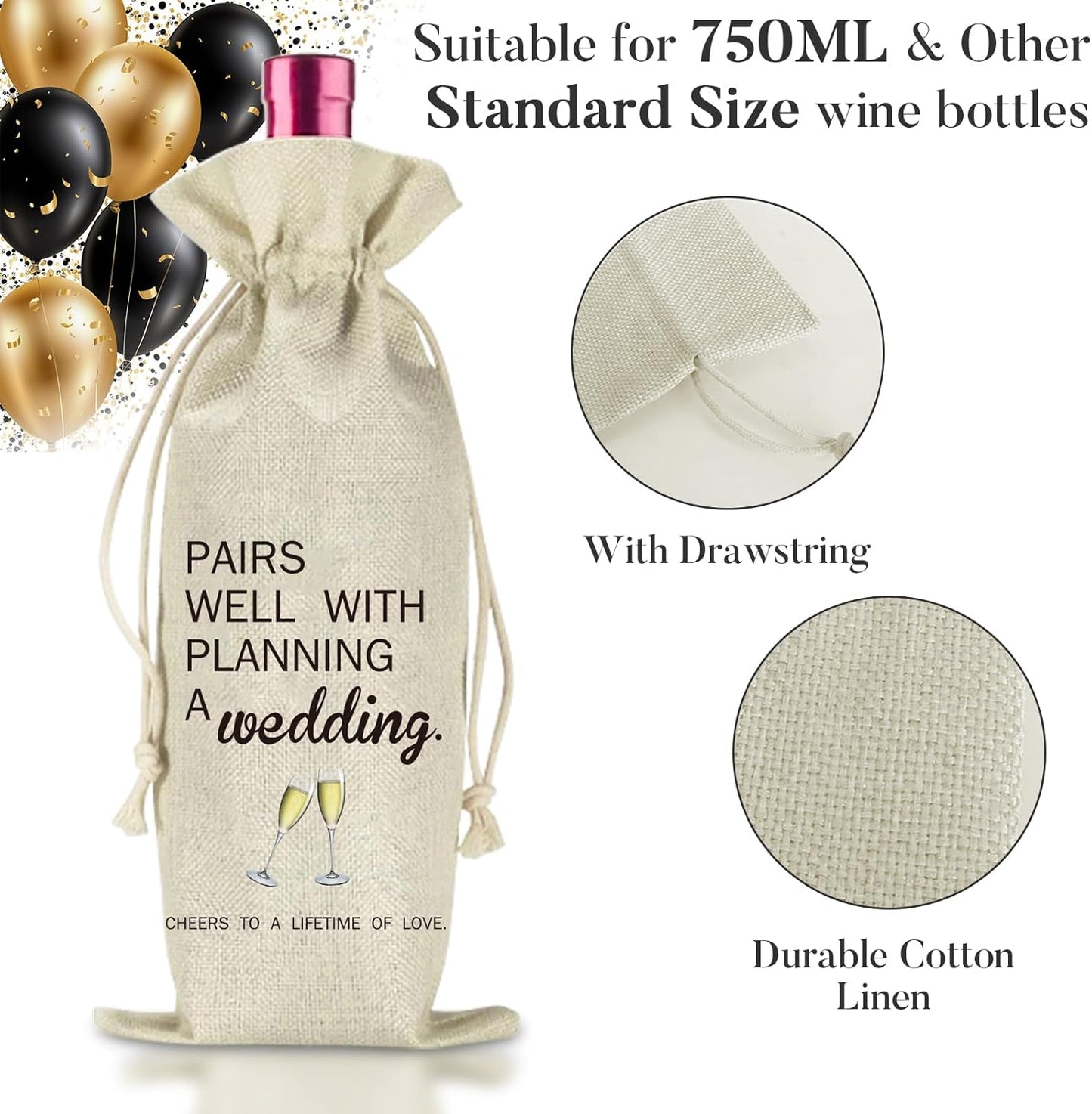 Engagement Wedding gifts for Couples - Unique Engagement Wedding Gifts for Newlywed Mr and Mrs Him and Her, Novel Couple Wishes for Couples