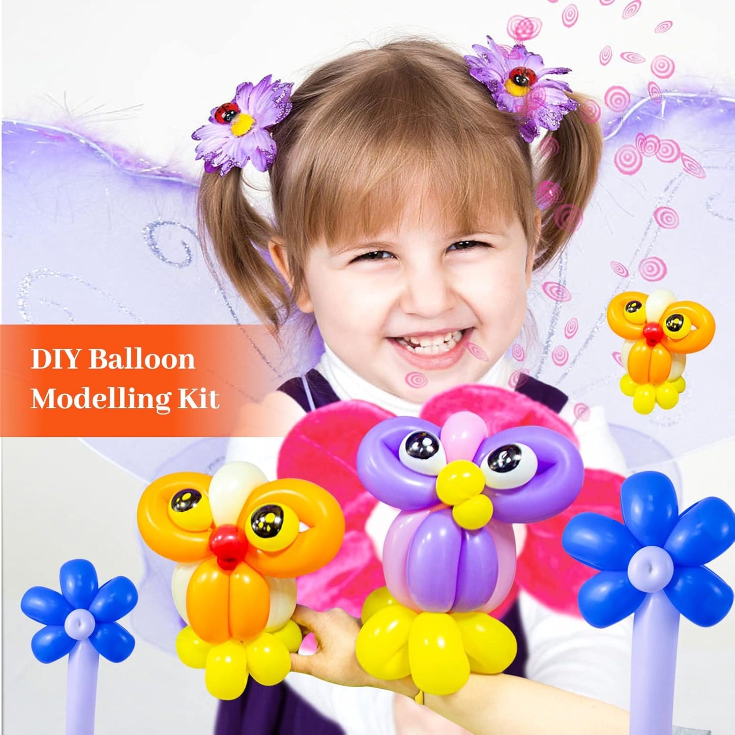 Blue Long Skinny Balloons，Blue Balloons Shiny Thick Latex,Blue 260 Long Balloons for Balloon Animals,Dark Blue 260 Balloons