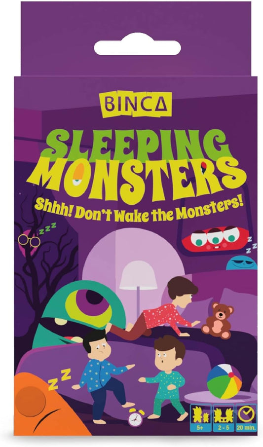 Card Game - Sleeping Monsters, Christmas Stocking Stuffers, Sneakiest Strategy & Suspense Game for Kids, Teens & Adults, Fun for Family Game Night, Educational Gifts for Ages 5 & Up, 2-5 Players