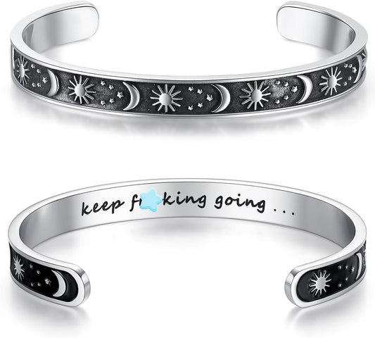 SAM & LORI Personal Bracelets for Teens/Women-Inspirational Jewelry Gifts (Various Designs) for Daughter/Sister/Mom/Friends-Adjustable Bracelet in a Pretty Gift Box