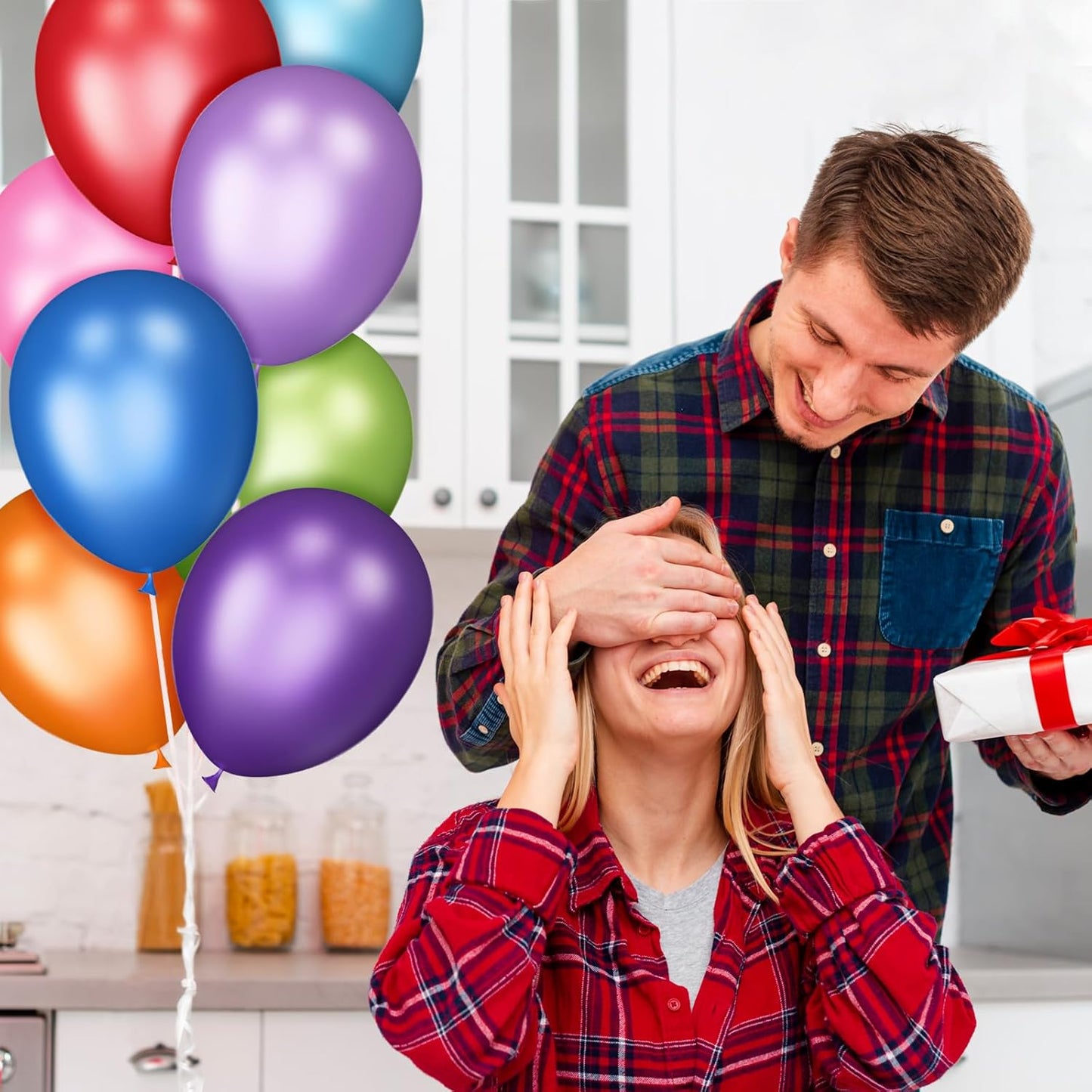 120Pcs Balloons Assorted Colors,12 Inch Latex Party Balloon for Birthday Party, Light Multi Color Ballons Rainbow Balloons for Wedding Baby Shower Supplies.(Assorted)