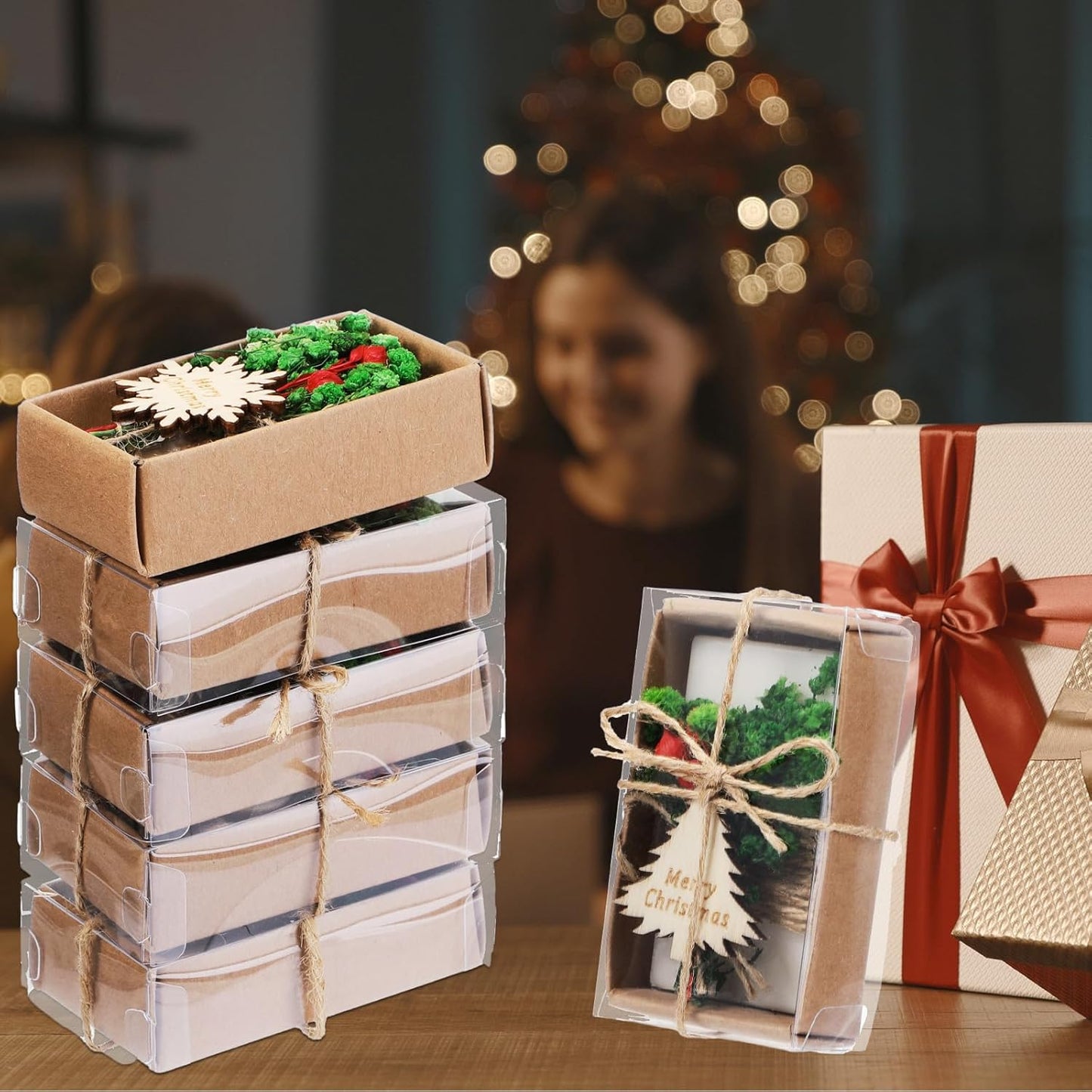 20 Pack Christmas Mini Soap Favors Bulk Handmade Christmas Scented Soap Wedding Party Favors Gifts Baby Shower Bridal Shower Gifts for Guests(1.7 x 3.15 Inch,Rectangle)