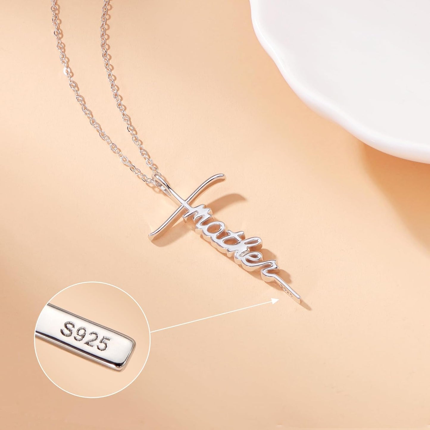 Lcherry Faith Cross Pendant Necklace for Women Religious Christian Jewelry Mother's Day Gifts for Women