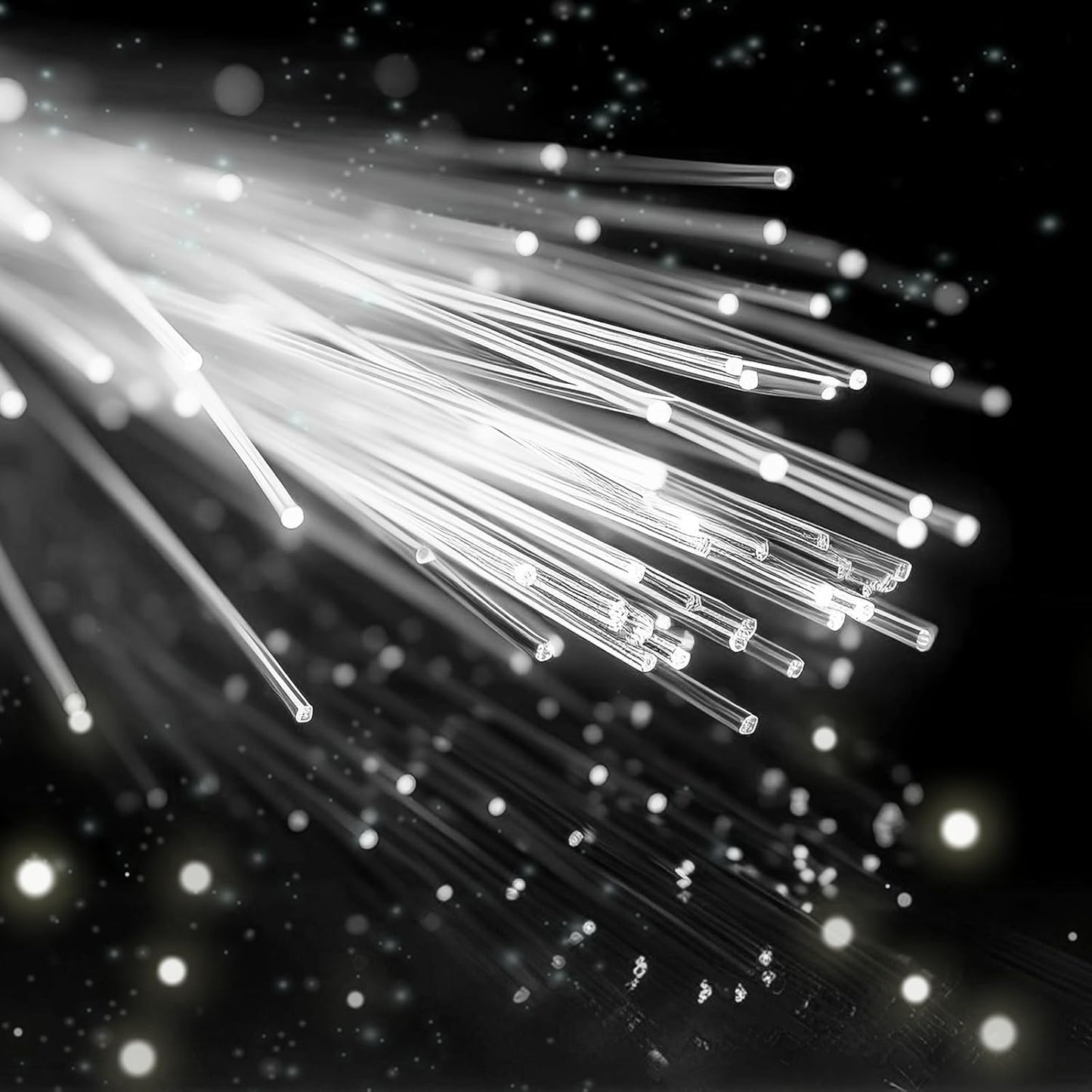 18 PCS White LED Fiber Optic Wands Glow Sticks, Light Up Wands, Fiber Optic Lights Rod, Flashing Wands with 3 Light Modes for Wedding,Halloween,Christmas, Neon Party Favors Supplies