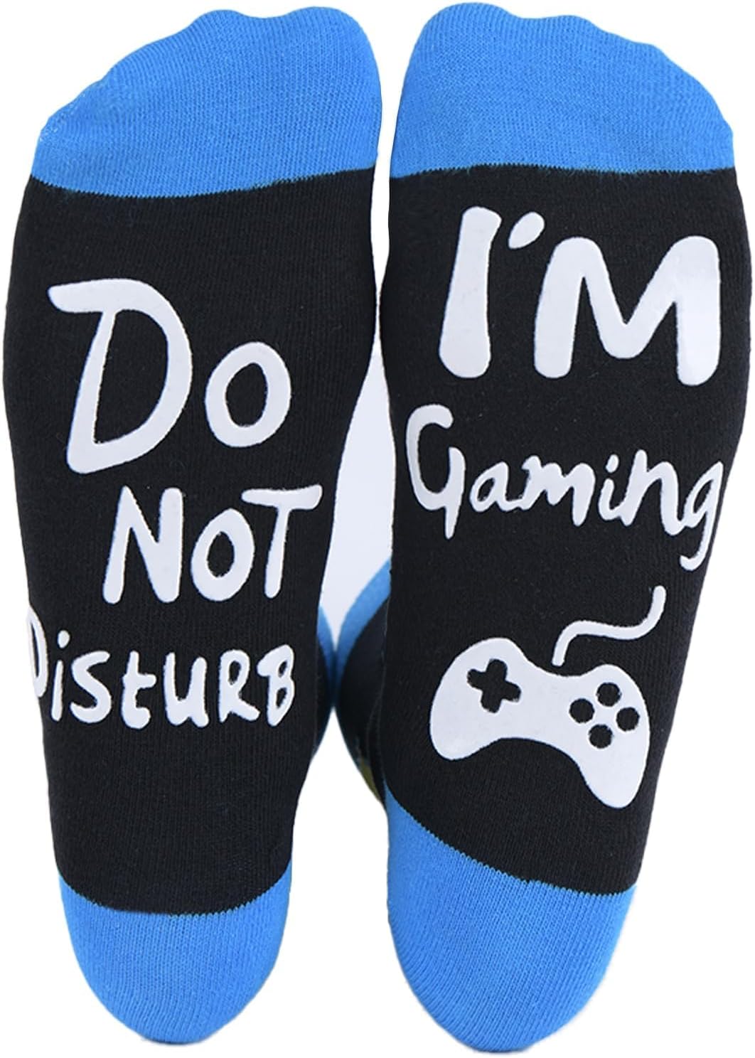 Funny Christmas Valentines Gifts Stocking Stuffers for Teen Kids Men Women Do Not Disturb I'm Gaming Socks Gamer Socks