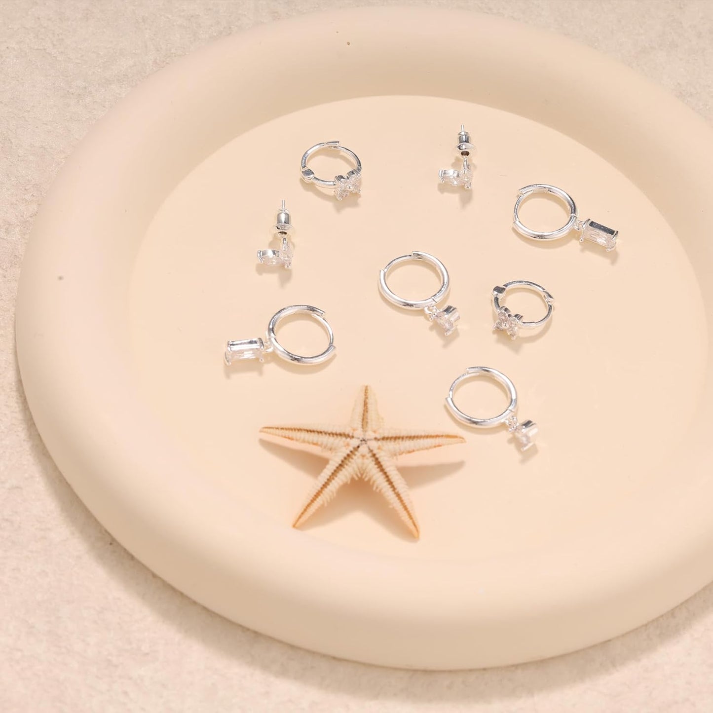 Gold Earrings for Women, 14k Gold Plated Dangle Huggie Earrings for Women Trendy Dainty Gold Hoop Earring Stacks Hypoallergenic Pearl Chain Drop Cartilage Earring Fashion Womens Jewelry