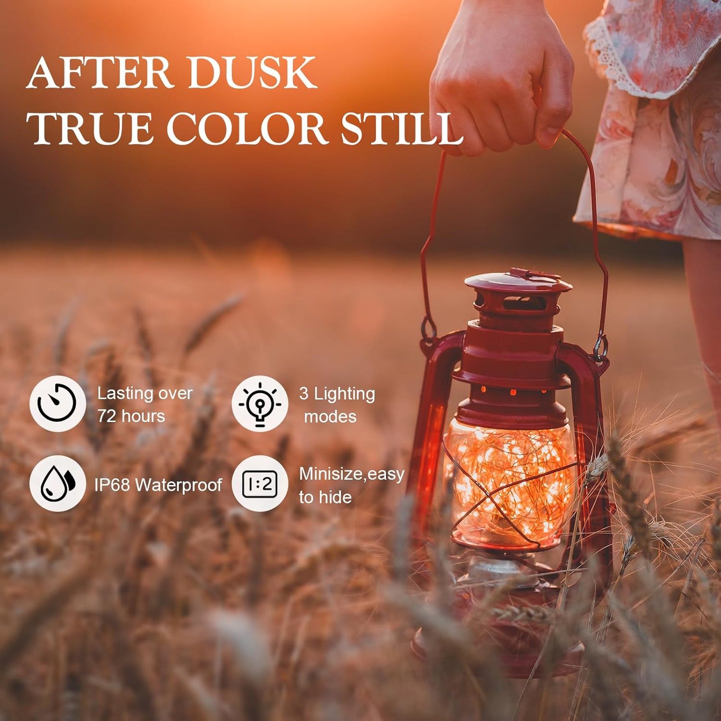 Aogist Led Fairy Lights 3 Modes Battery Operated String Lights Waterproof Silver Wire 7 Feet Firefly Starry Moon Mason Jar Lights for DIY Wedding Party Christmas (Pink, 12 Pack)