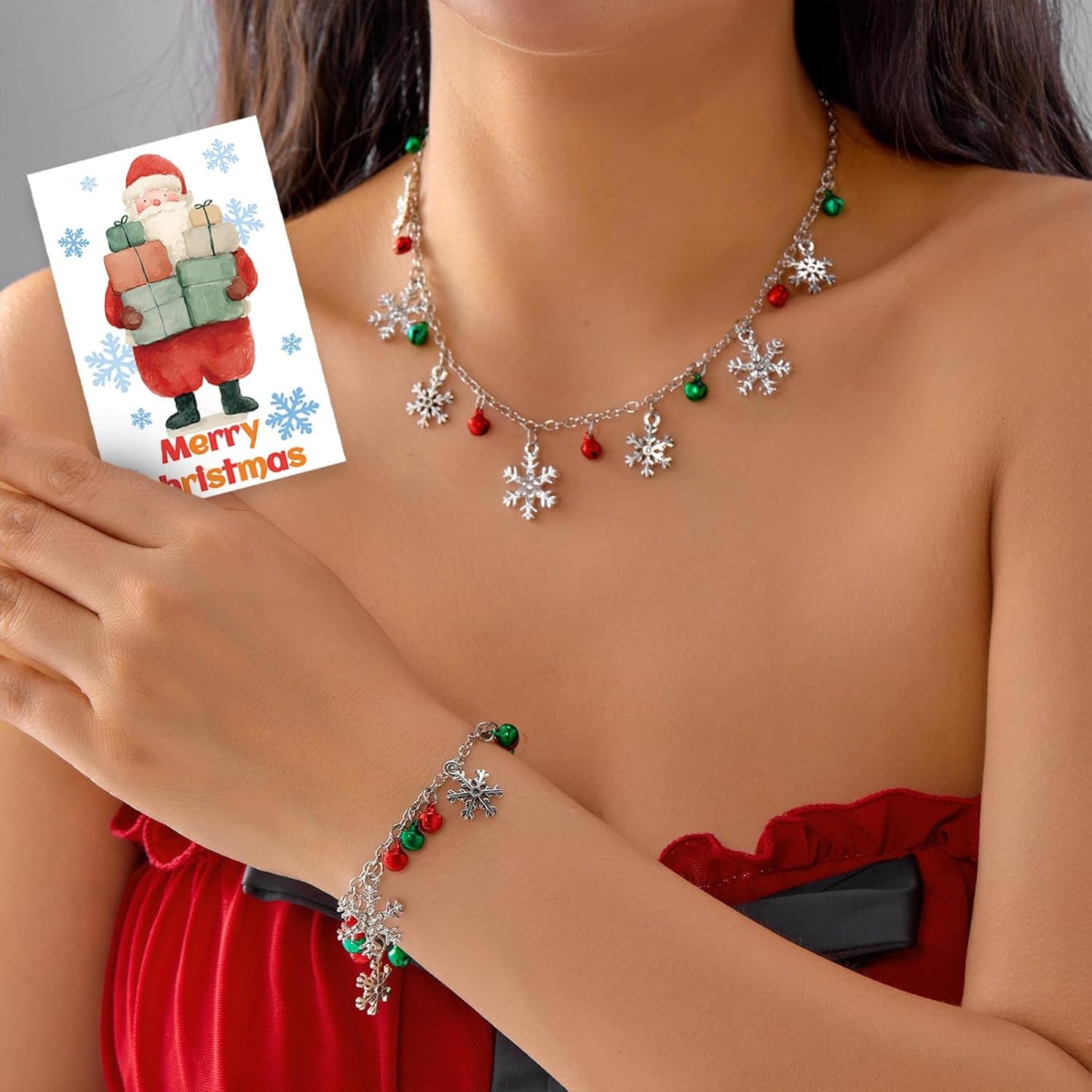 Jewelry Set for Women, Pearl Necklace Dangle Earrings Set Allergy Free Wedding Party Jewelry for Bridal Bridesmaid