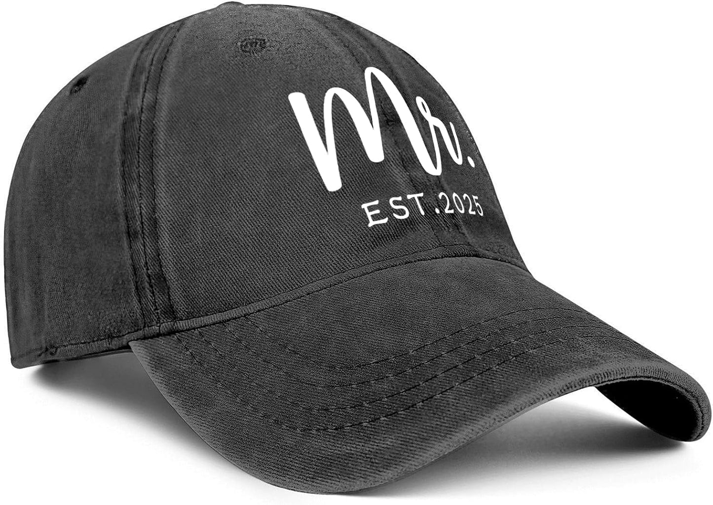 Mrs Bride Hat Bridal Shower Gifts Wedding Mr Couple Gift Cap Black