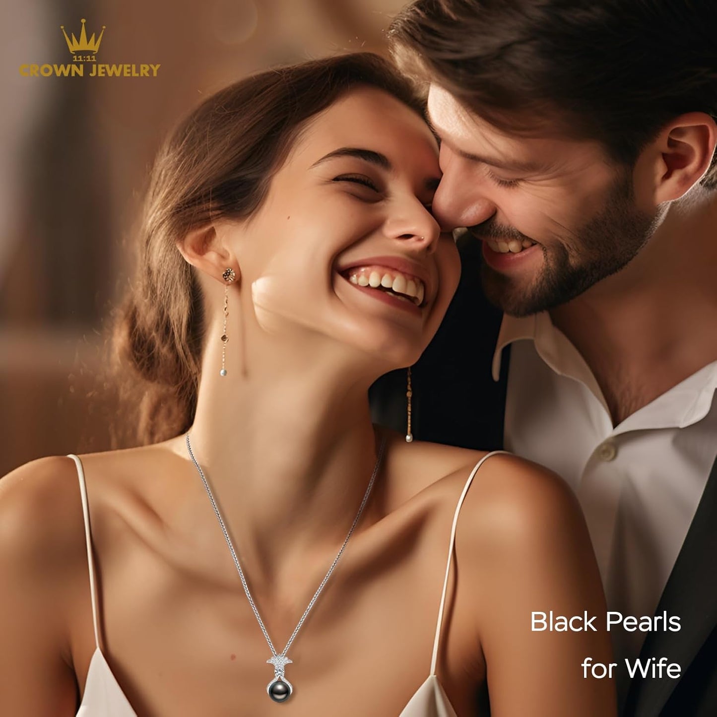 Gifts for Wife Women Anniversary -Pearl Necklace -Mom Girlfriend Her Fine Jewelry Mothers Day Valentines Christmas Birthdays Gift