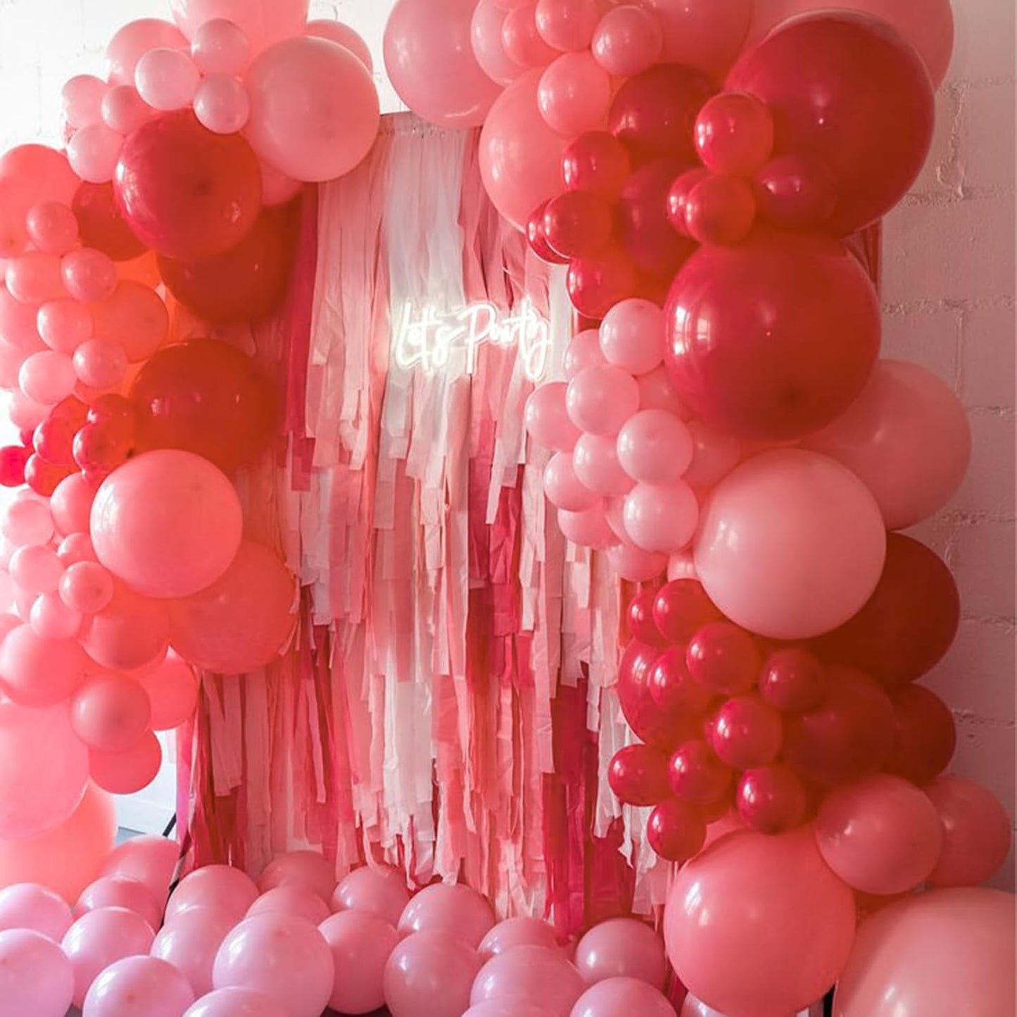 PartyWoo Coral Balloons 50 pcs 12 Inch Coral Pastel Red Watermelon Pink Latex Helium Balloons for Wedding Baby Shower Gender Reveal Graduation Anniversary Summer Birthday Party Decorations Pink-Q11