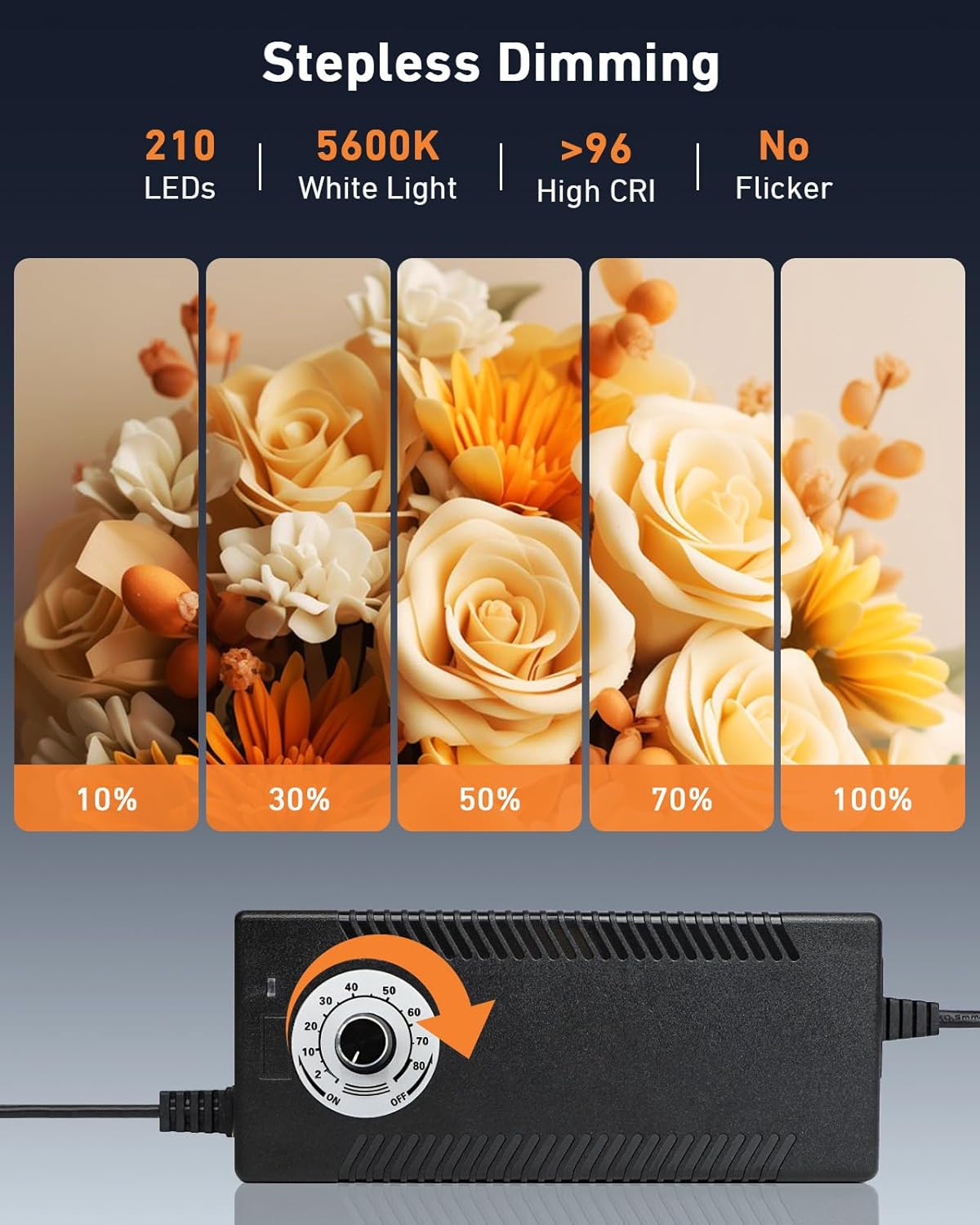 DUCLUS Light Box Photography, 32×32inch Professional Photo Studio Booth Photobox, Portable 210 LED Lightbox Shooting Tent Folding with 6 Colors Backdrops for Large Product or Jewelry Photography…