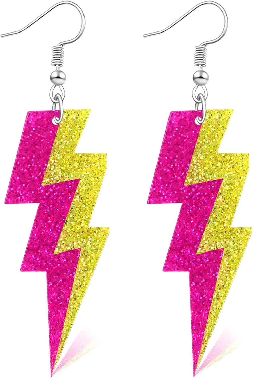 90s 80s Earrings for Women Retro Cassette Tape Earrings Acrylic Radio Tape Drop Dangle Earring for Halloween Cosplay Glow Party Music Festival Costume Accessories