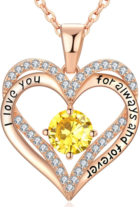 18K Rose Gold Necklaces for Women Birthday Gifts for Women Jewelry for Women Birthday Gifts for Wife Girlfriend Daughter Wife Birthday Gifts for Anniversary Mothers Day Christmas Valentines Gifts