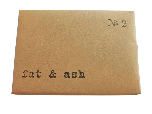 fat & ash Beef Tallow Soap Bar (1 Pack) - VERY SIMPLE INGREDIENTS - Organic and Moisturizing - Handmade in USA - Family Recipe - Long-Lasting, All-Natural, For Dry Skin