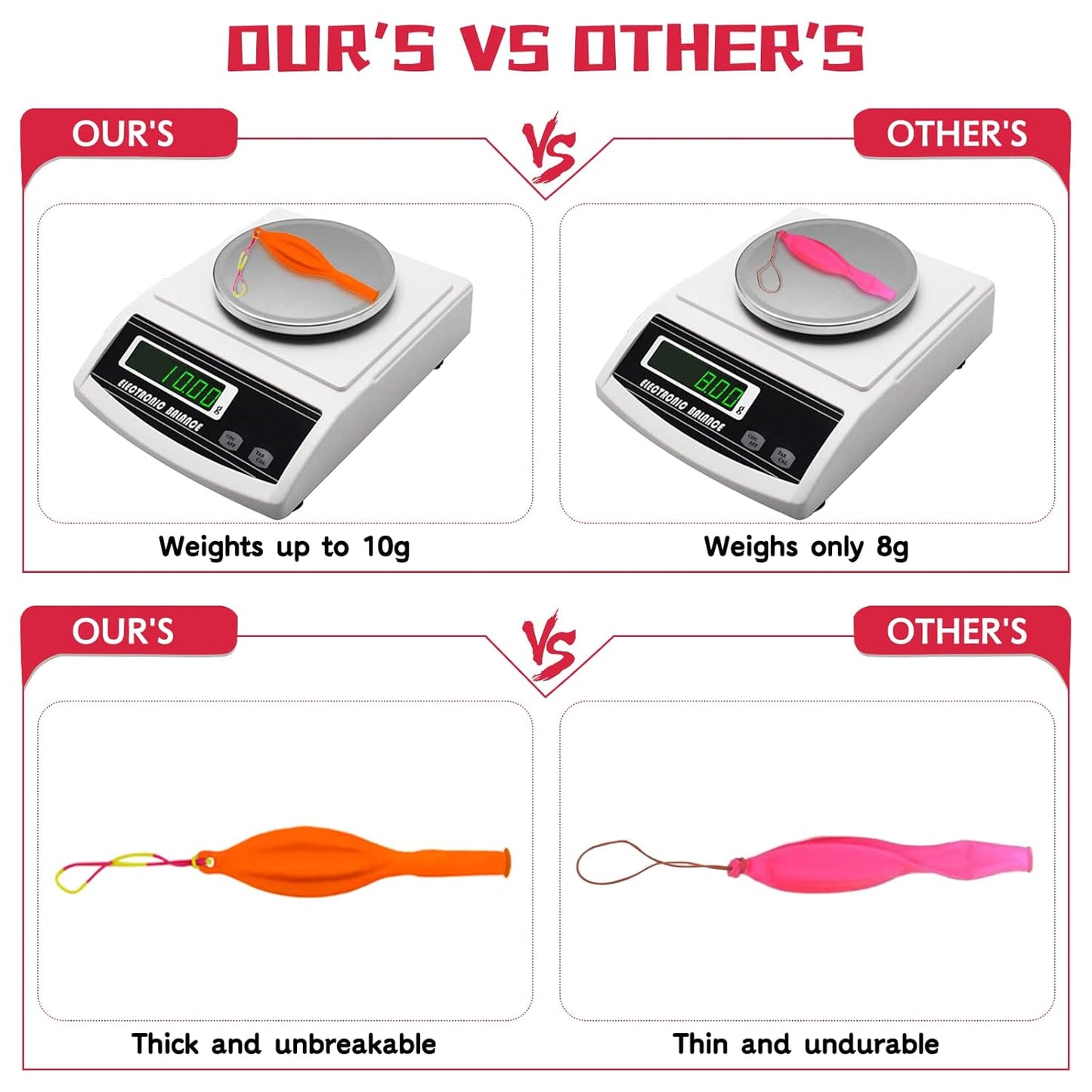 30Pcs Punch Balloons, Thickened Neon Punching Balloon Heavy Duty Party Favors for Kids with Rubber Band Handle, Bouncy Balls for Birthday Weddings Goodie Bag Stuffer Supply