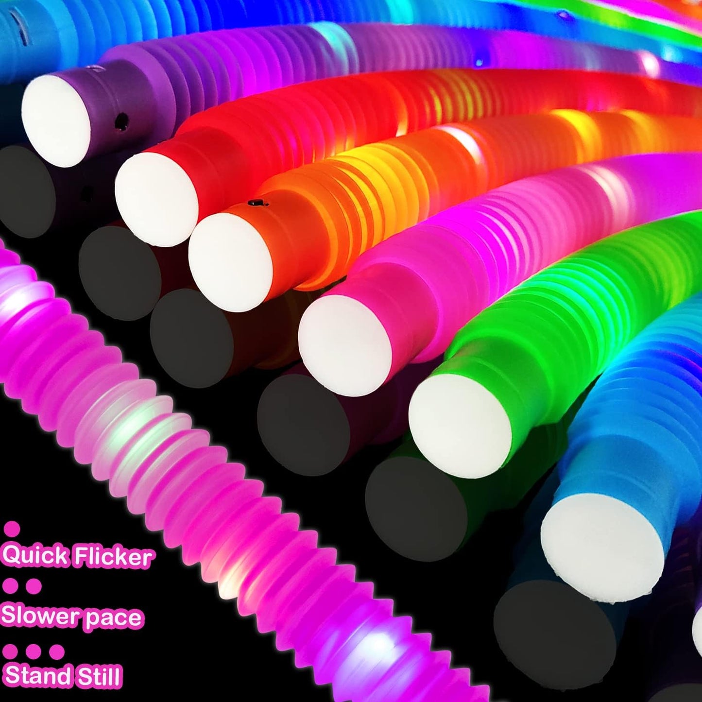 Glow Sticks Party Favors for Kids 12 PCS-Christmas Glow in Dark Party Supplies for Toddlers,Light Up Necklace Bracelet Accessories for Boys Girls,Neon Decoration for Birthday New Years Eve Camp Care