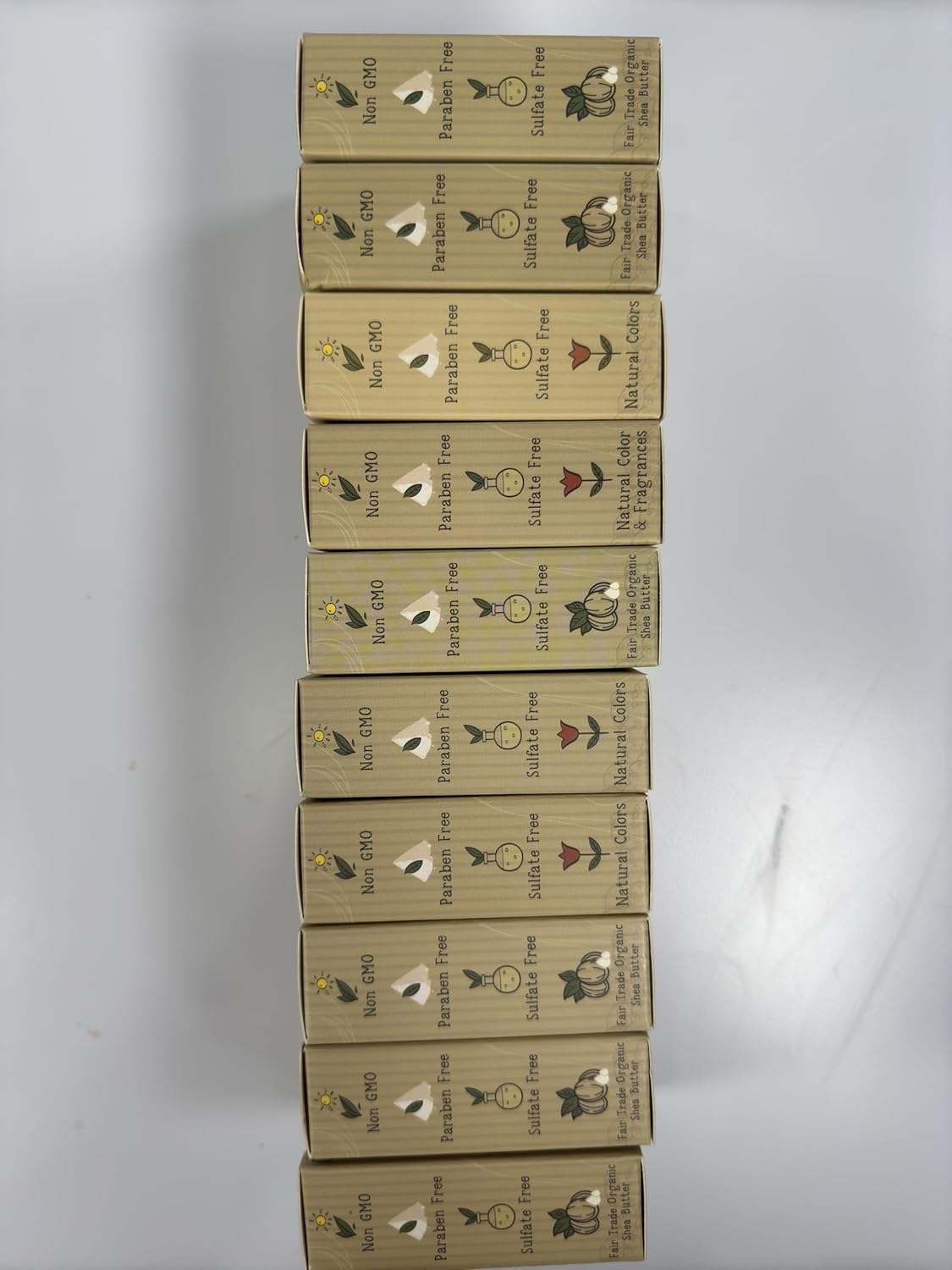 Natural Floral Variety Bar Soap - Gentle Cleansing for Sensitive Skin, Floral - 10 Pack