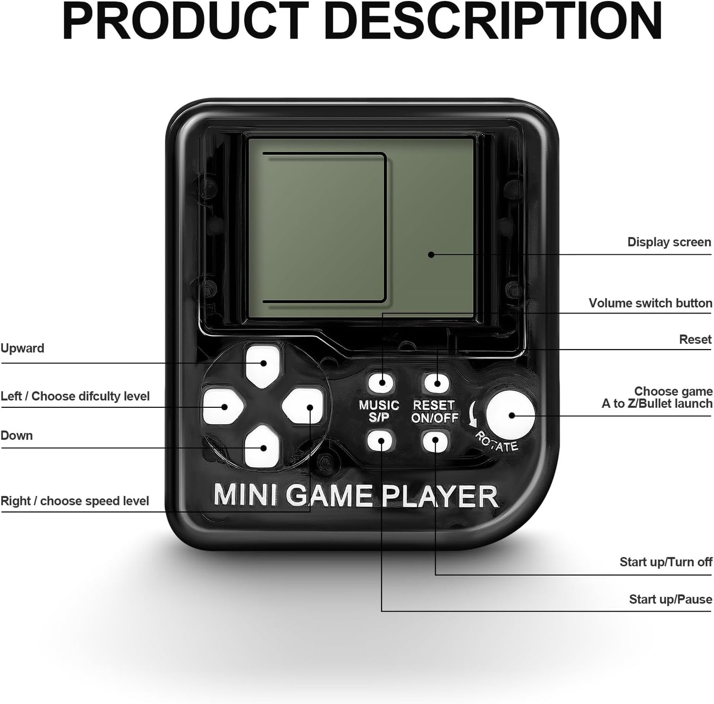 24Pcs Video Game Party Favors for Kids, Mini Game Keychain Arcade party favors Birthday Supplies Classroom Prizes for Boys and Girls