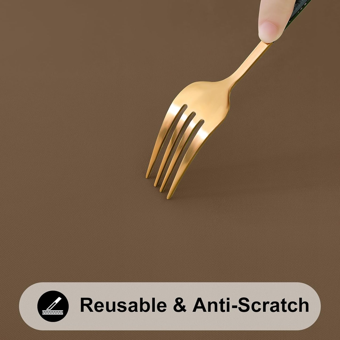 Smiry Rectangle Tablecloth, Elastic Fitted Flannel Backed Vinyl Tablecloths for 6ft Folding Tables, Waterproof Wipeable Table Covers for Indoor, Outdoor, Picnic and Camping (Brown, 30"x72")