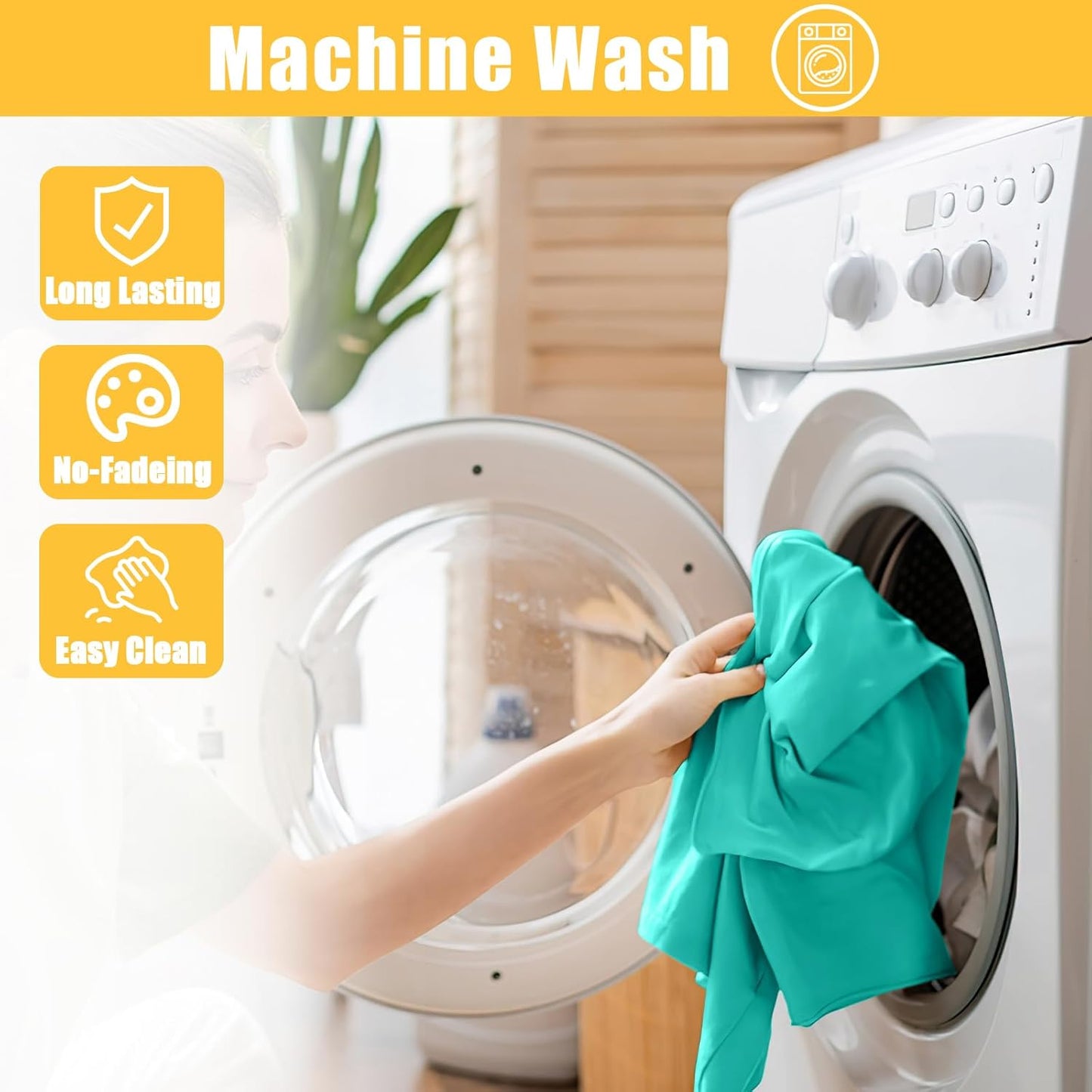 Rectangle Table Cloth, Waterproof Elastic Fitted Tablecloth for 4 Foot Folding Tables, Washable Polyester Tablecloths for Picnic, Camping, Outdoor (Aqua, 24"x48")