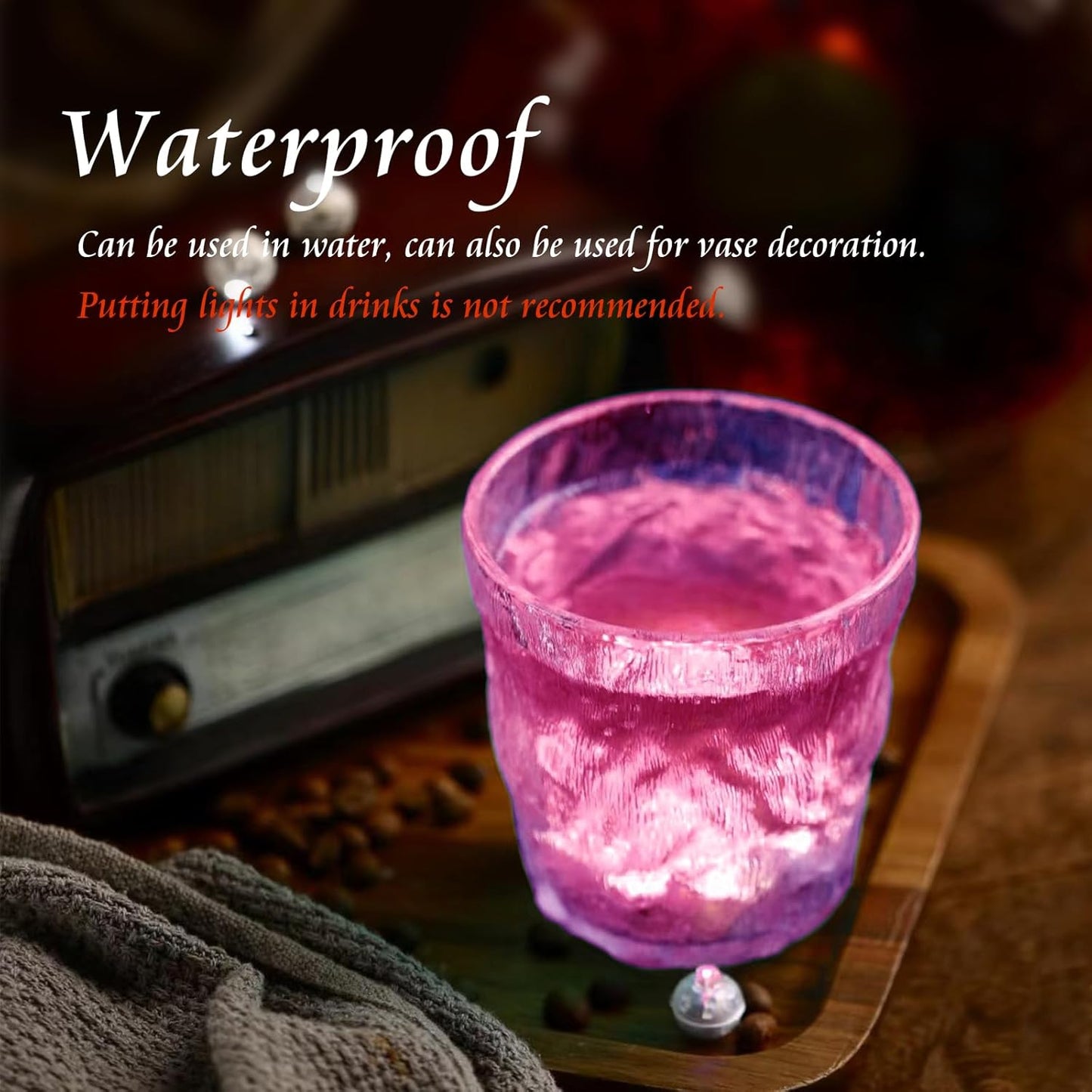 100pcs Balloon Lights Mini Led Lights Round Long Standby Time Multicolor Ball Light Paper Lantern Balloons Lights for Birthday Party Christmas Halloween Decoration (Pink, 100 PCS with Hook)