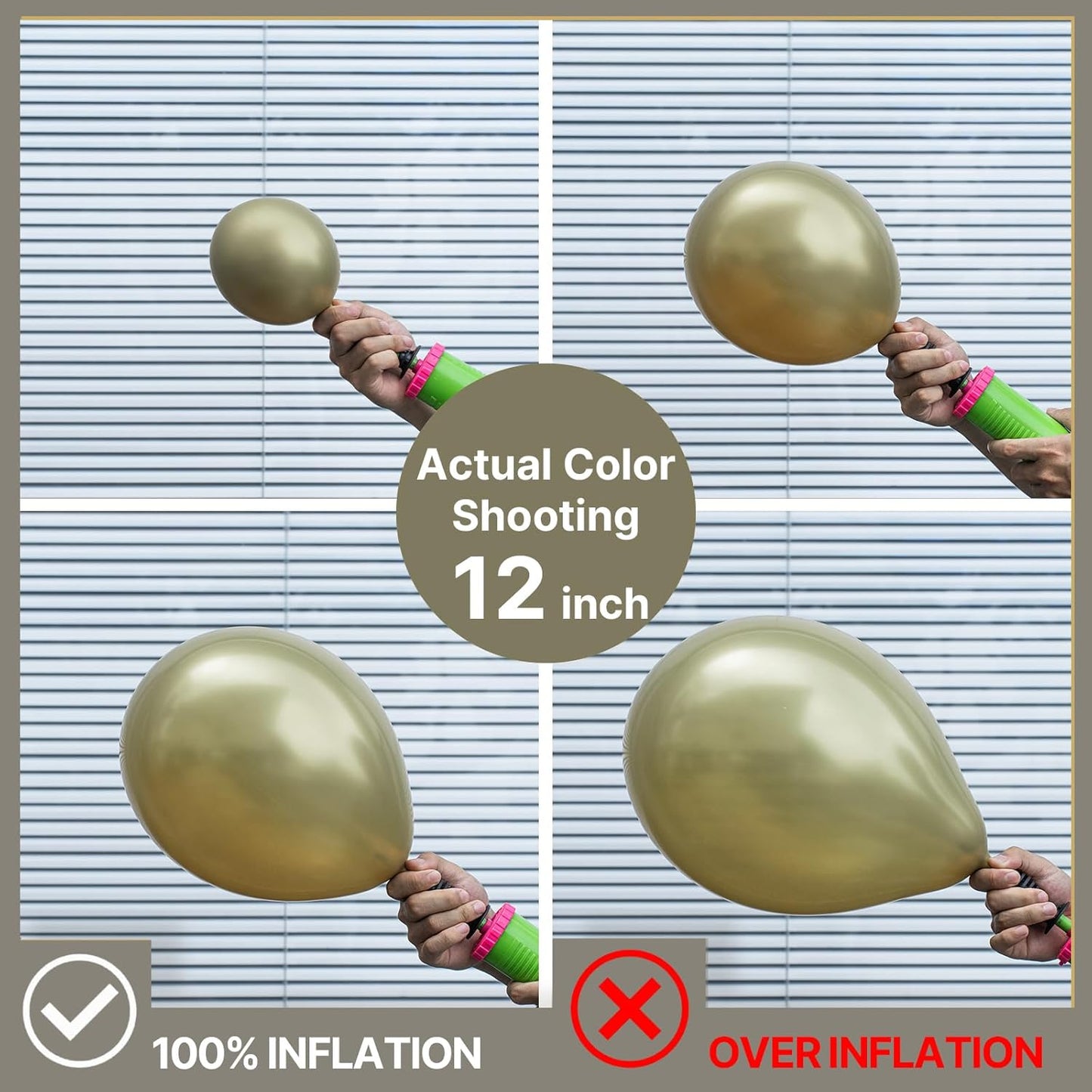 PartyWoo Metallic Camo Dark Forest Hunter Green Balloons 50 pcs 12 Inch Green Balloons for Graduation Wedding Birthday Boho Neutral Color Party Decorations Green-G126