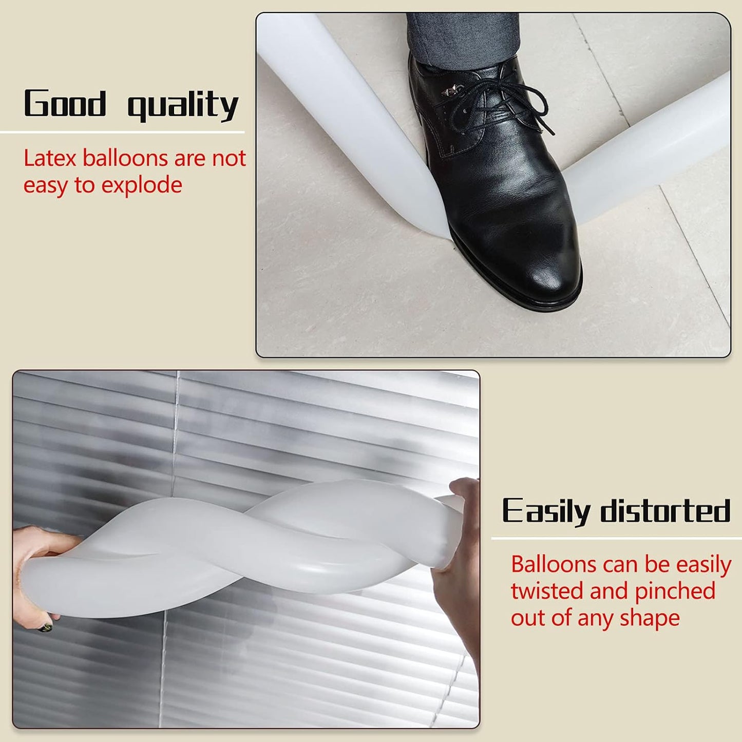 100Pcs clear 260 Balloons Clear Long Skinny Latex Balloon for Animal Ballons, Premium Quality Balloons for Beginners Baloons Making Kid's Carnivals Party Decoartion