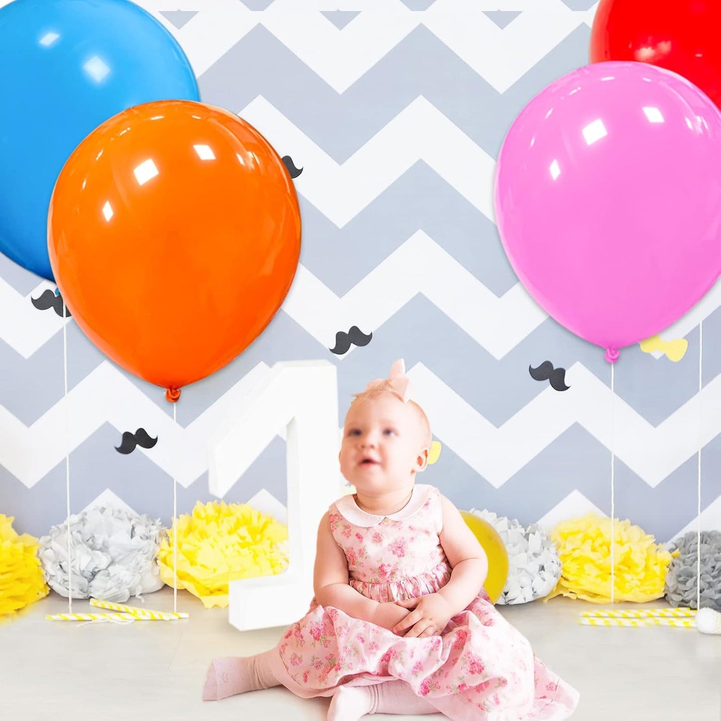 32Pcs Orange Big Balloons 18 Inch, Round Large Latex Party Balloons for Birthday Wedding Decorations. (orange)