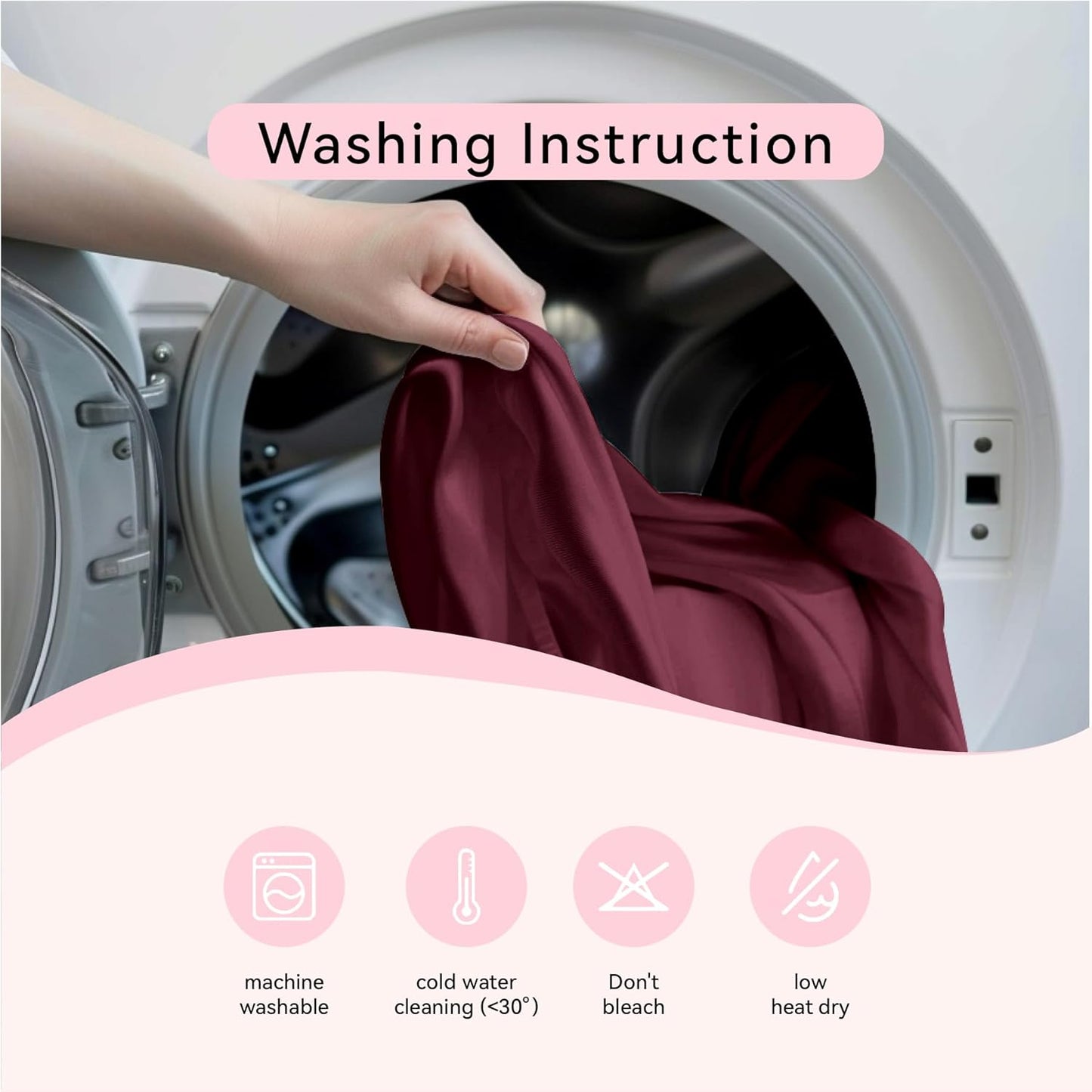 Outpain 6ft Spandex Table Cloth for Standard Folding Tables-6Pack Burgundy Table Cloth Table Protector for Party, Wedding, Cocktail, Banquet, Festival