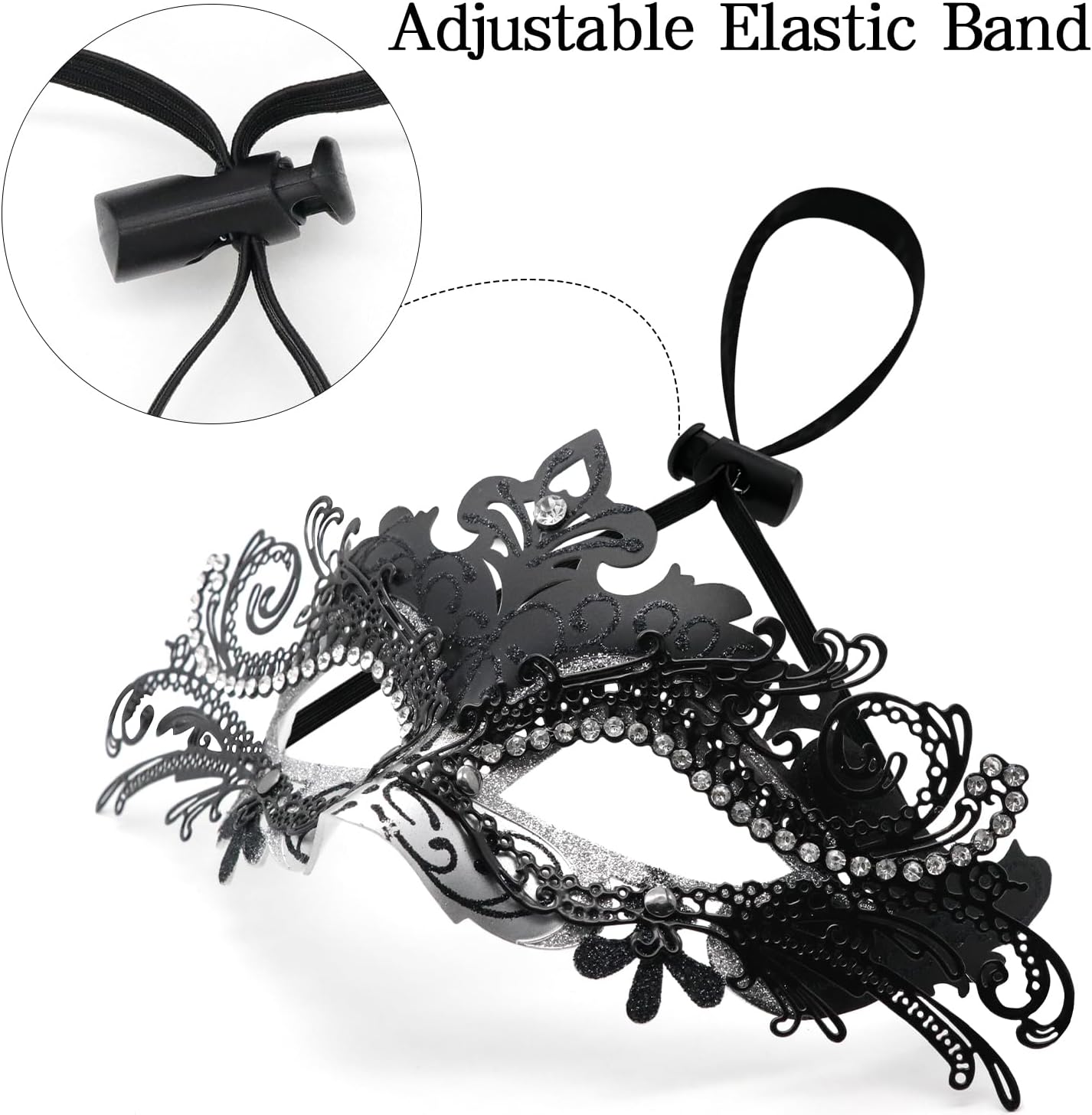 Coddsmz Masquerade Mask Venetian Masks Mardi Gras Mask Prom Ball Costume Mask Wedding Halloween Christmas Party Mask