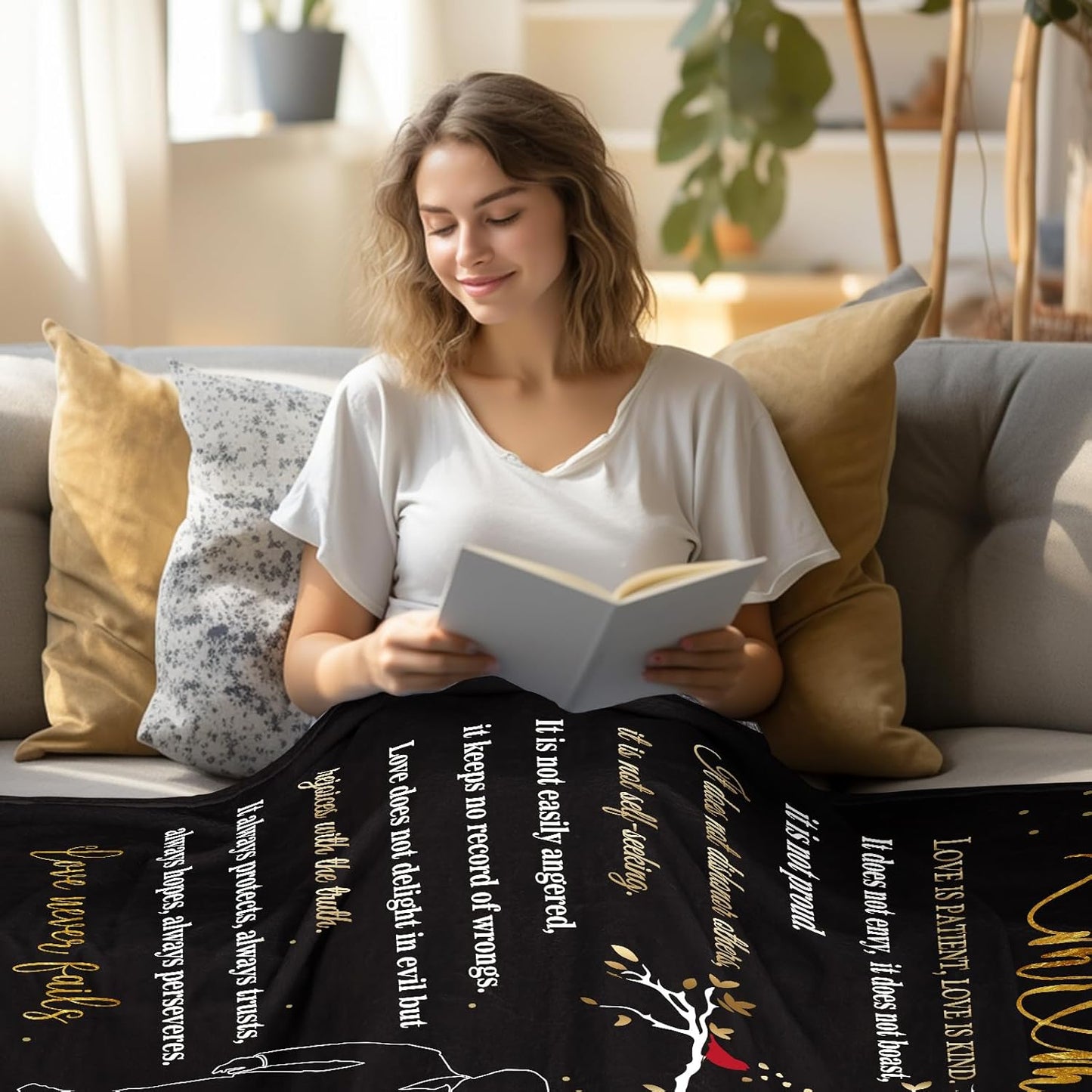 Wedding Gifts for Couples 2025 Soft Blanket, Bridal Shower Gifts for Bride to Be, Anniversary Romantic Gifts for Her, Wedding Gifts for Newlyweds Wedding Throw Blanket 60 * 50