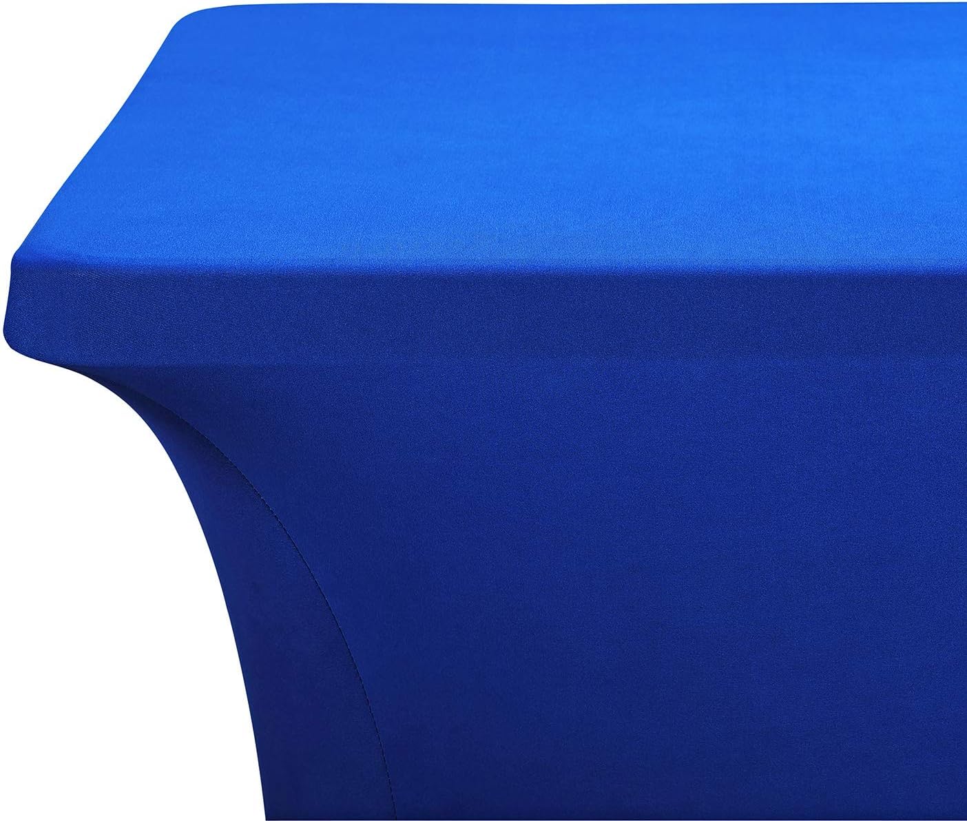 LZY Spandex Fitted Stretch Table Cover for 6 ft or 4ft or 8ft Folding Table, Rectangular Cocktail Tablecloth, Perfect for Party or Banquet