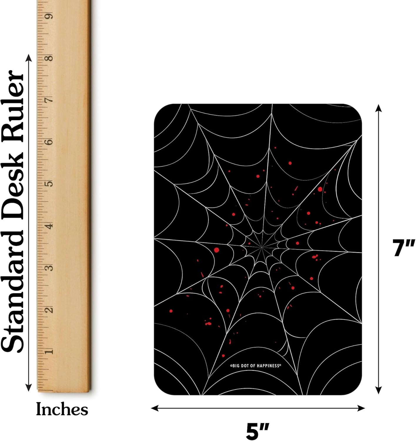 Big Dot of Happiness Horror Movie Bingo, Halloween Party Games, Scary Movie Night Activity, Interactive Watch Party Halloween Bingo - Set of 18