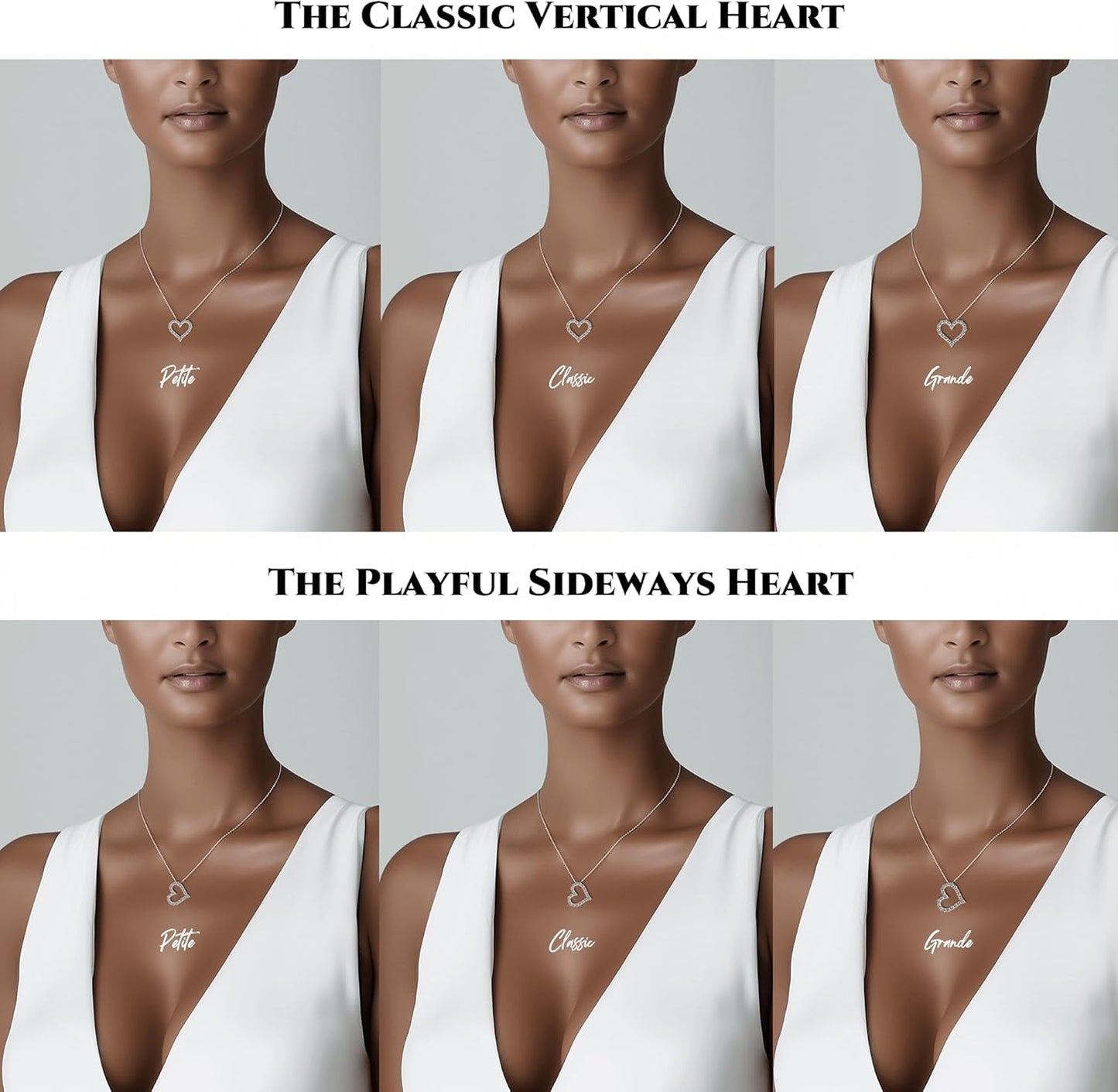 Heart Pendant Necklace for Her Moissanite Lab-Created Gem Jewelry for Women I Love You S925 Sterling Silver Gifts to Wife Girlfriend Mom Daughter Anniversary Birthday Christmas Valentines Day