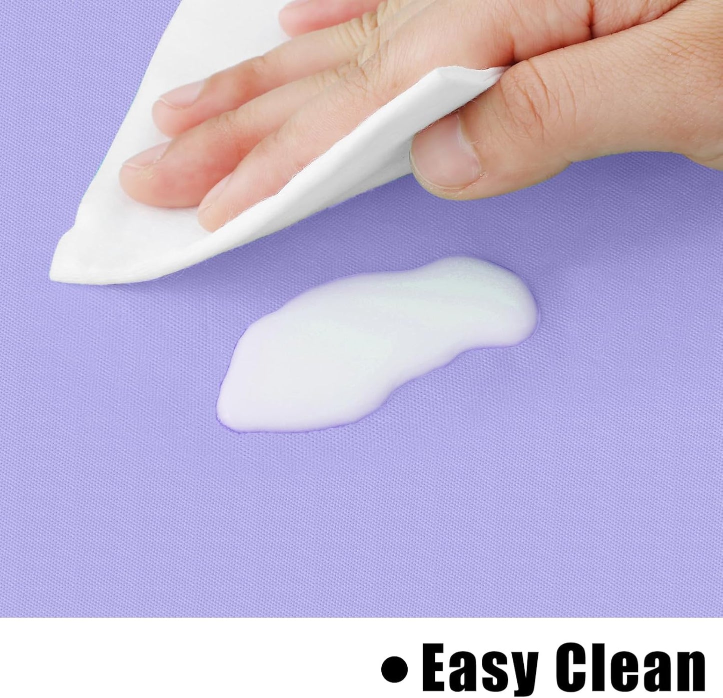 homing Rectangle Vinyl Tablecloth, Waterproof Spillproof Plastic Flannel Backed Table Cloth, Wipe Clean Table Cover for Dining, Buffet Parties and Camping (Lavender, 60" x 84")