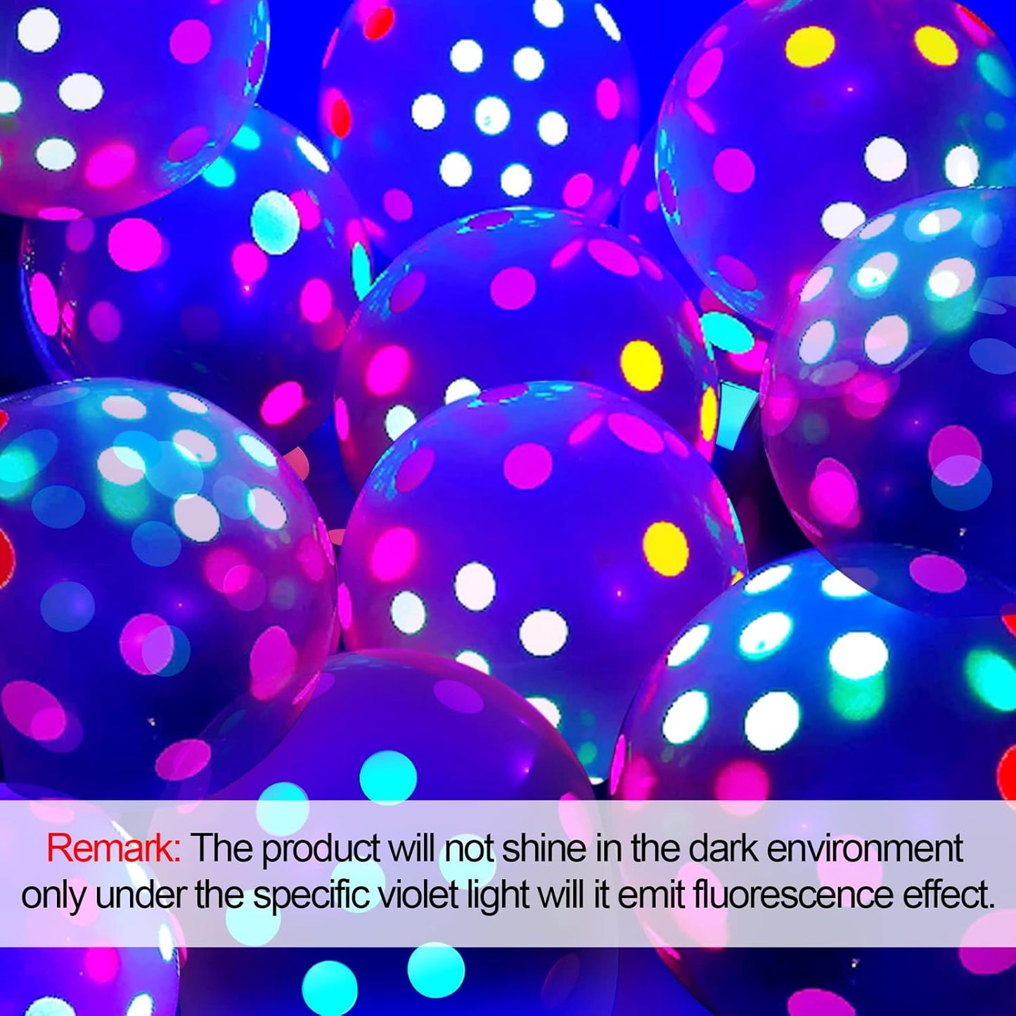 32 Pcs Glow in The Dark Party Supplies Christmas Neon Party Favors with 25 Fluorescent Balloon 6 Rolls 98.4 ft UV Blacklight Luminous Tape 14.4 ft Neon Streamer Garland for Adults(Clear Big Dot)