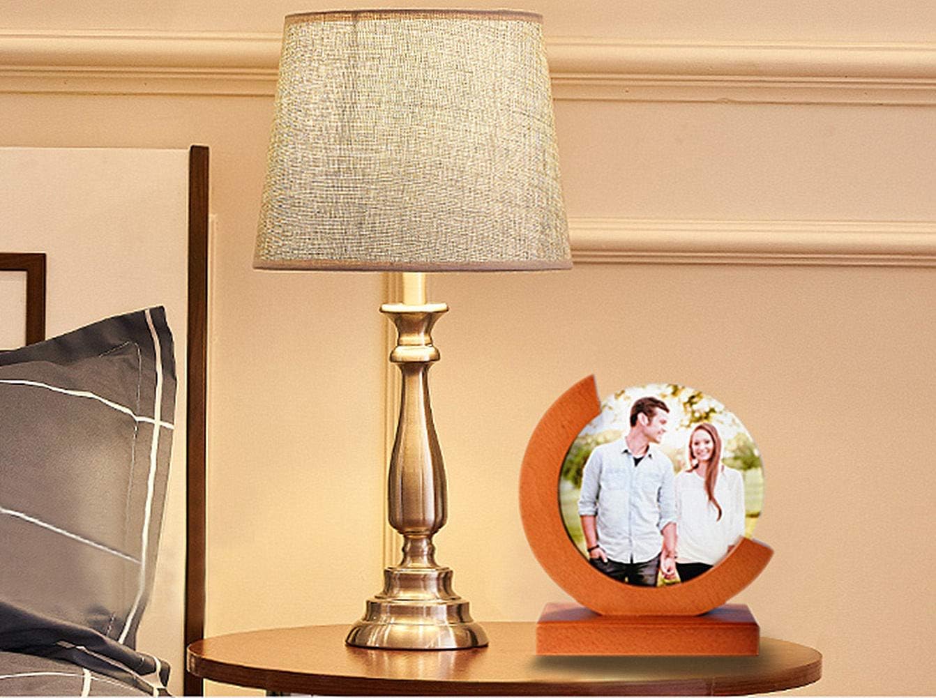 FANF&YKPY Personalized Crystal Custom Color Pictures - Crystal Photo Frame, Birthdays, Wedding Anniversaries gift for her, Wedding Gifts, for Girlfriends, Husbands,Wife,Friends,Parents