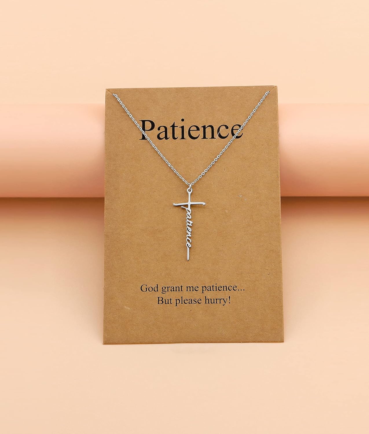 Lcherry Faith Cross Pendant Necklace for Women Religious Christian Jewelry Mother's Day Gifts for Women