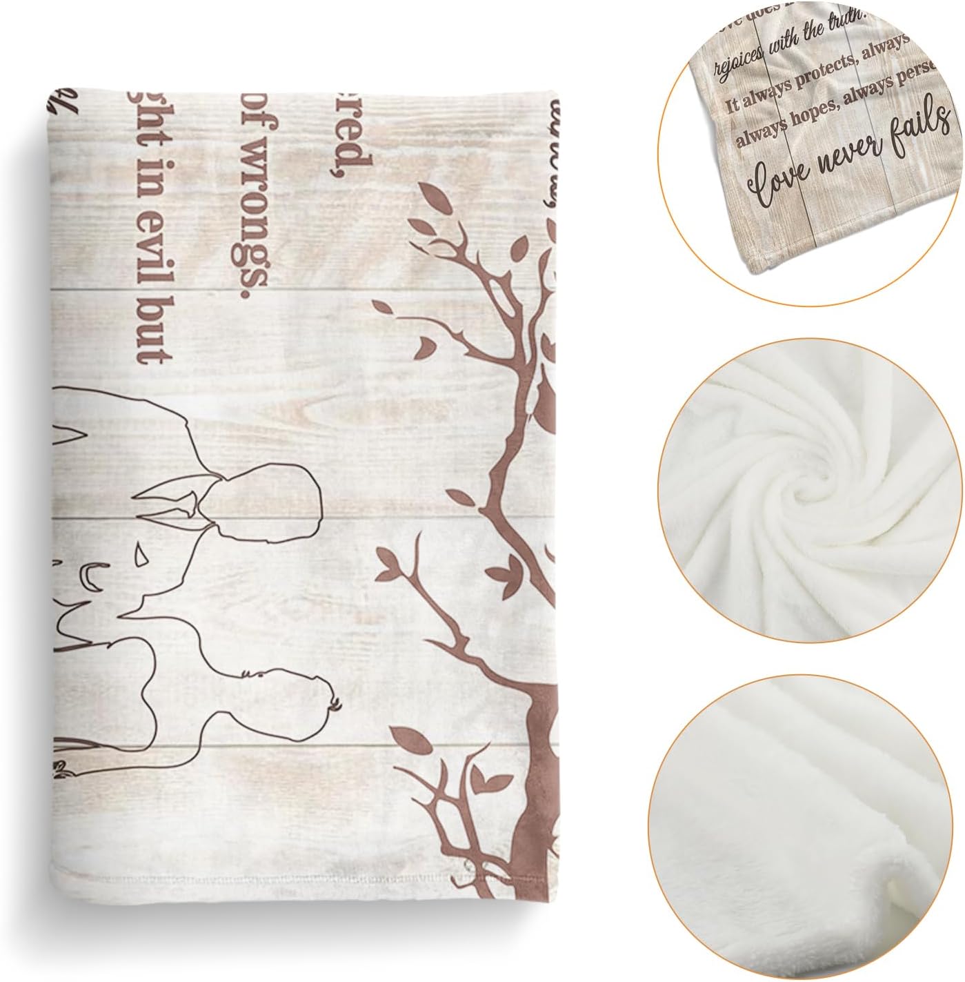 Wedding Gifts for Couples 2025 Soft Blanket, Bridal Shower Gifts for Bride to Be, Anniversary Romantic Gifts for Her, Wedding Gifts for Newlyweds Wedding Throw Blanket 60 * 80