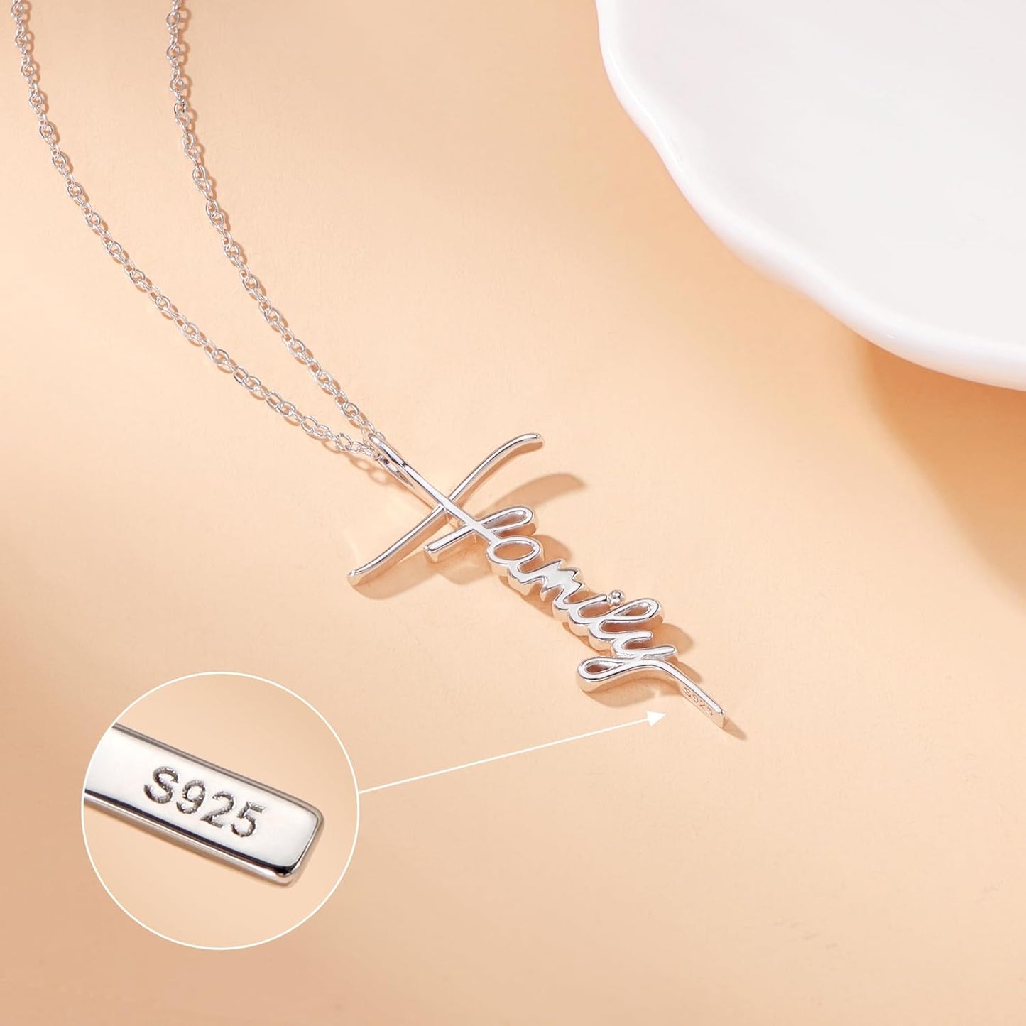 Lcherry Faith Cross Pendant Necklace for Women Religious Christian Jewelry Mother's Day Gifts for Women