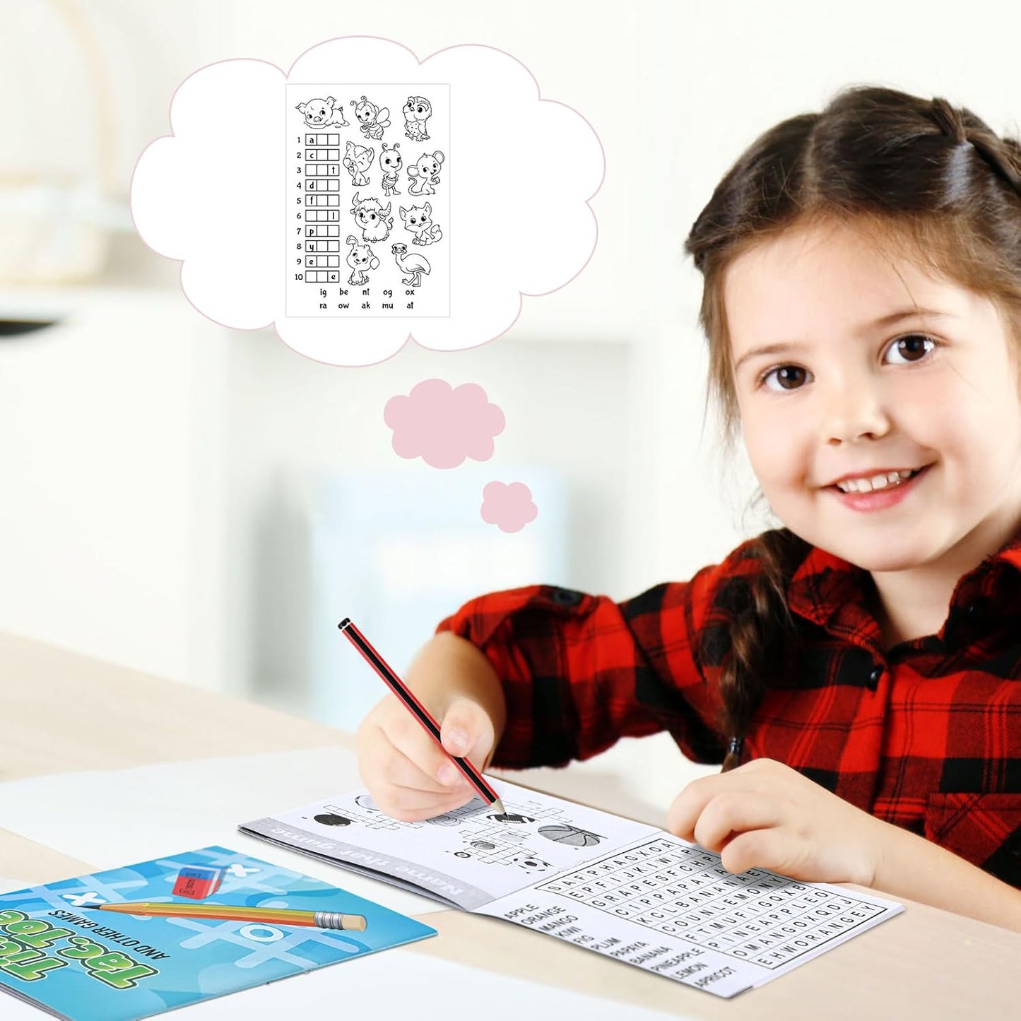 Hungdao 96 Pcs Mini Activity Books for Boys and Girls, Fun and Games, Challenging Activities Include Mazes, Word Scramble and More Bulk Gifts for Students Party Classroom Goodie Bag Stuffers