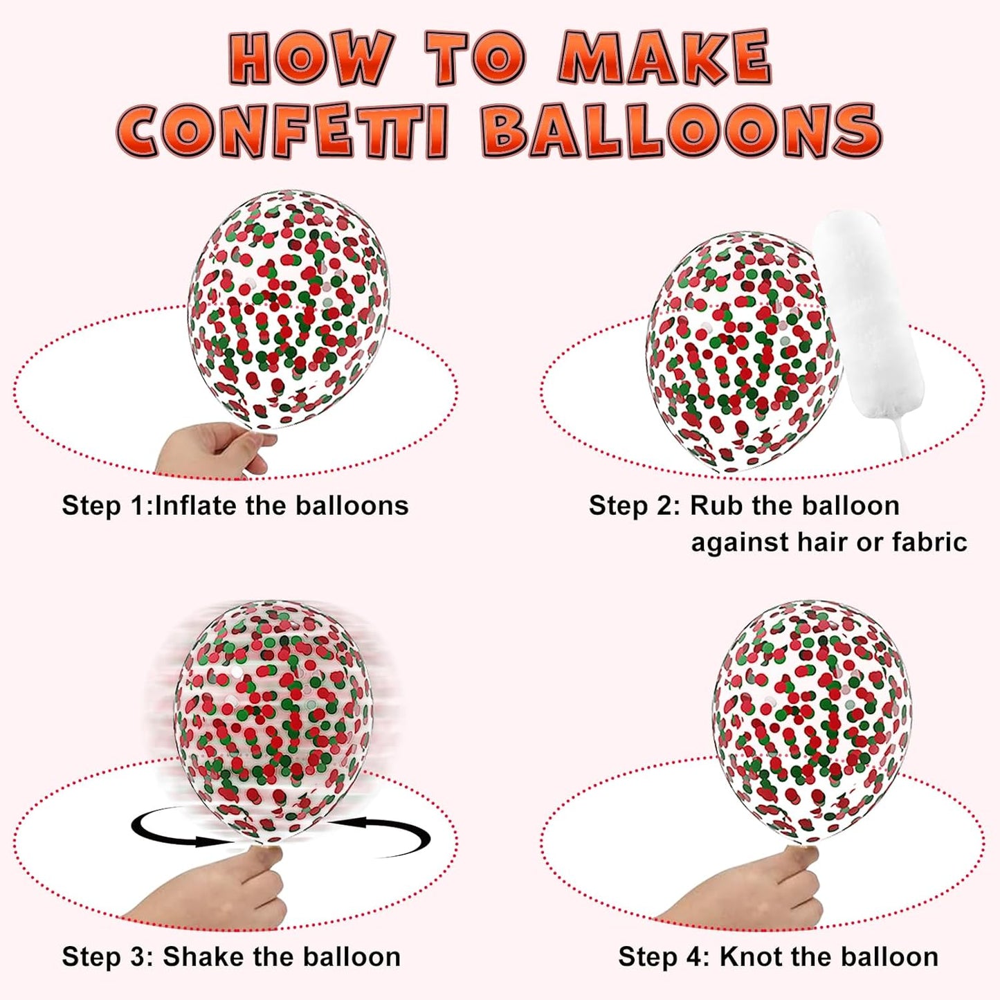 Red and Green Balloon, 75PCS Christmas Balloons, 12in and 5in Red Green and Gold Latex Balloons for Birthday,New Years,Christmas Eve Decorations