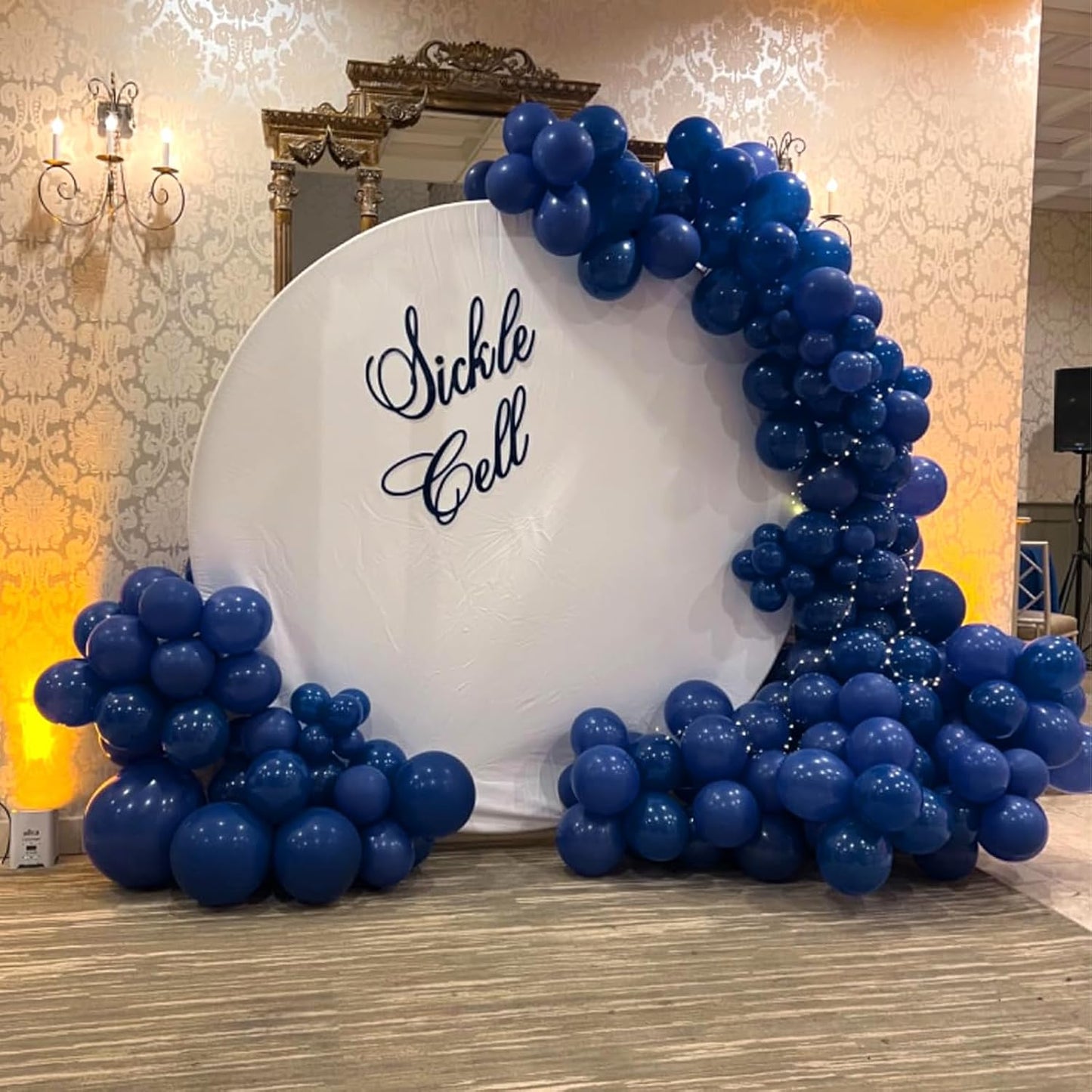 Navy Blue Balloons, 150 pcs Different Sizes Pack of 18 Inch 12 Inch 10 Inch 5 Inch Pearl Dark Blue Balloons for Balloon Garland Balloon Arch as Birthday Party Wedding Decorations