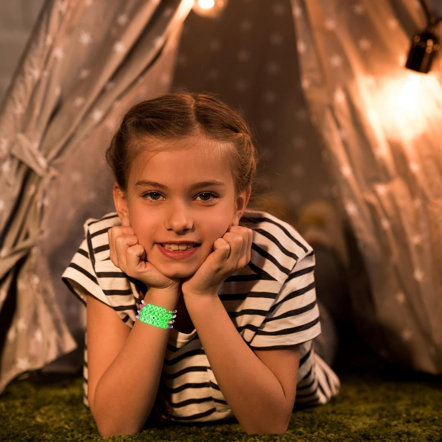 Cunno 36 Pcs Kids Friendship Bracelets for Girls Women Beads Bracelets Surfer Stretch Beaded Cute Colorful jewelry for Birthday Goodie Bag Stuffers Fillers School Gifts Party Favors(Delicate Style)