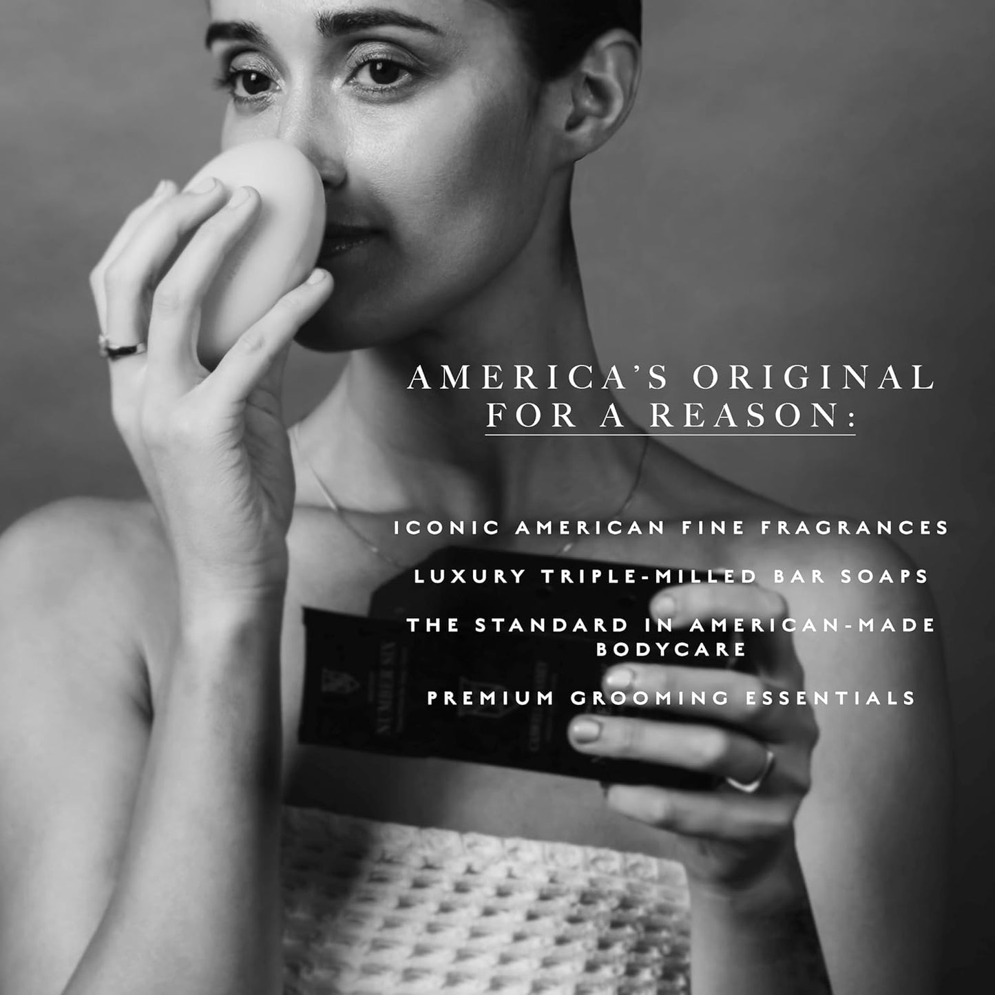 Caswell-Massey Natural Bar Soap Gift Set - Centuries Collection 4 Scent - Plant-Based Formula with Essential Oils - Made in USA - Moisturizing Triple-Milled Body Soap Bars for Men & Women, 12 x 5.8 oz